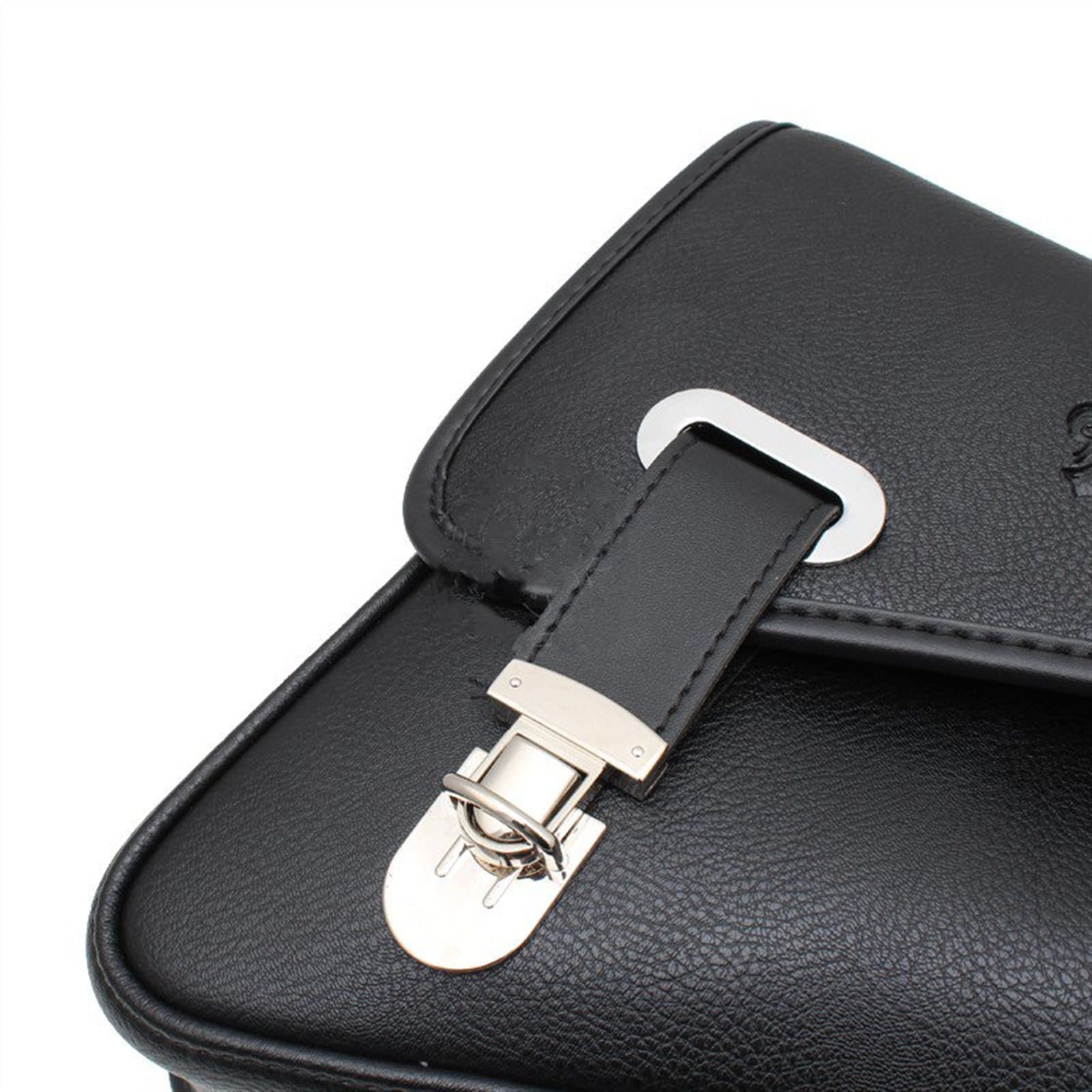 Borsa Da Moto Universale In Pelle PU Sella Laterale Sinistra Destra Borse Portautensili Viaggio Per Yamaha bici strada(Set A)