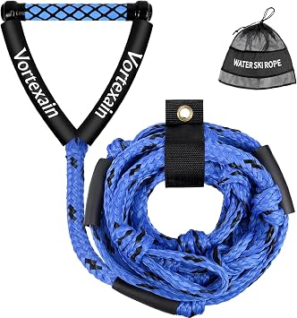 Wakesurf Rope with Handle, 25ft Lines for Wakeboarding Waterskiing and Wakesurfing