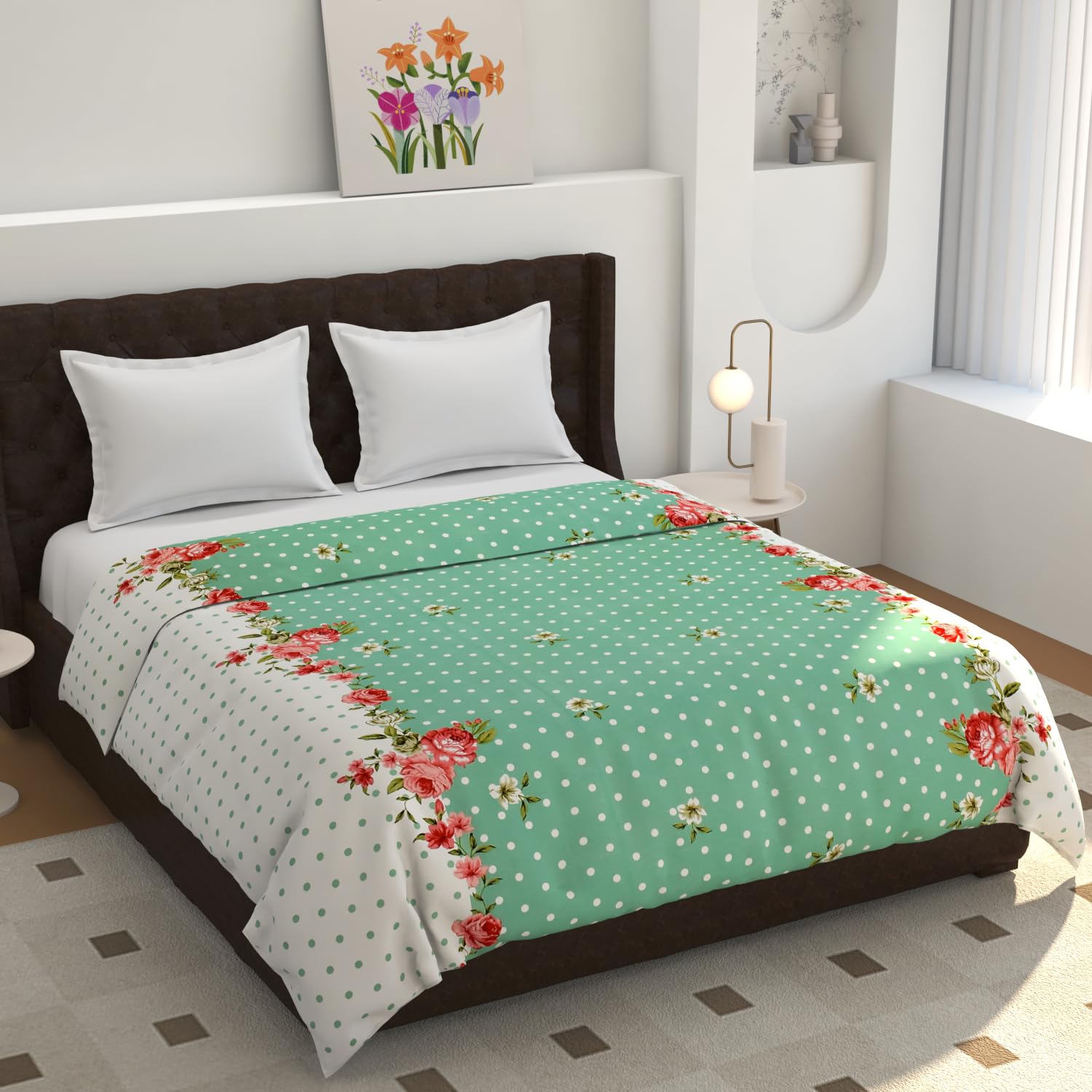 Lavender Glace Cotton Quilt Cover - Single Bed -16