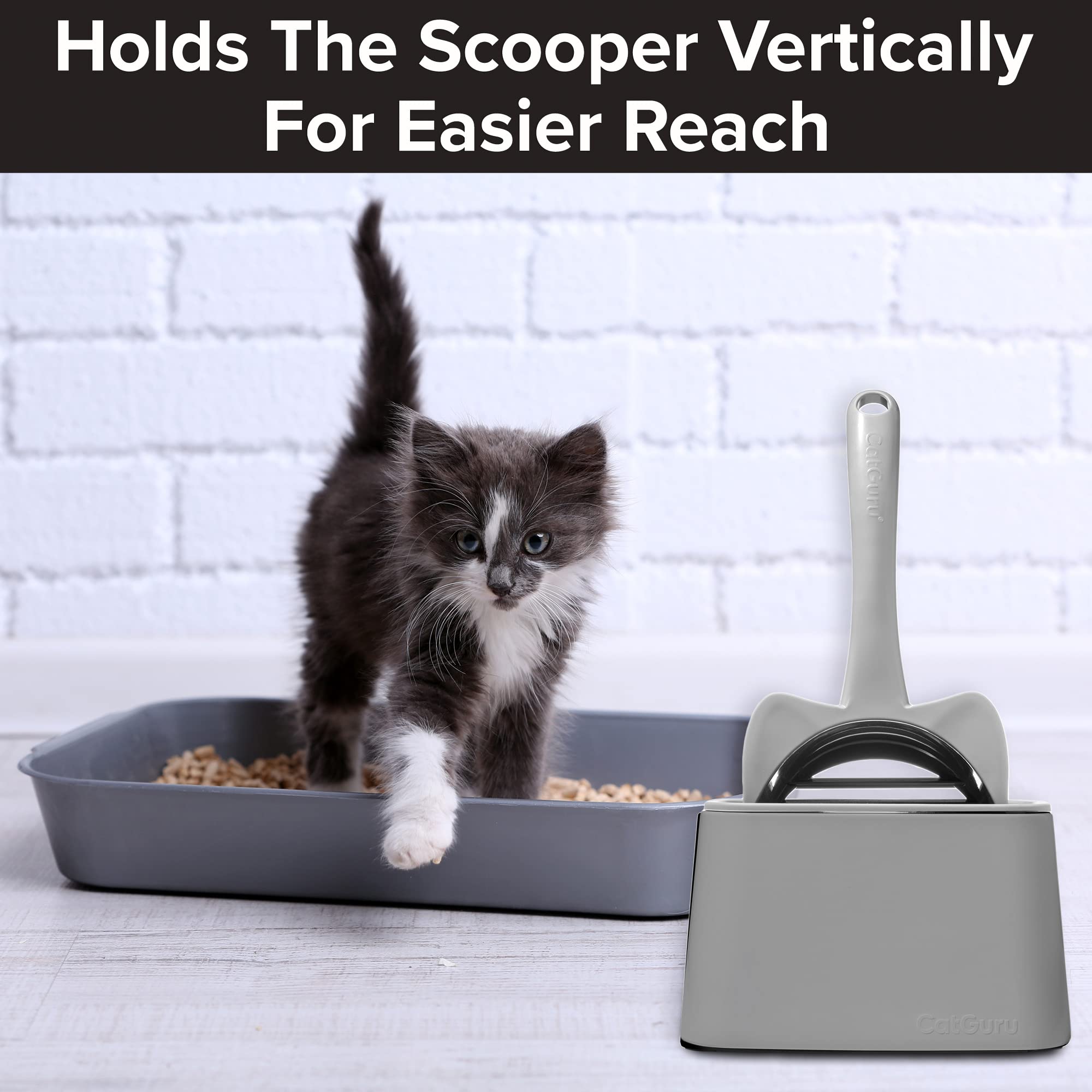 CBROSEY CatGuru - Soporte para Pala de Arena para Gatos