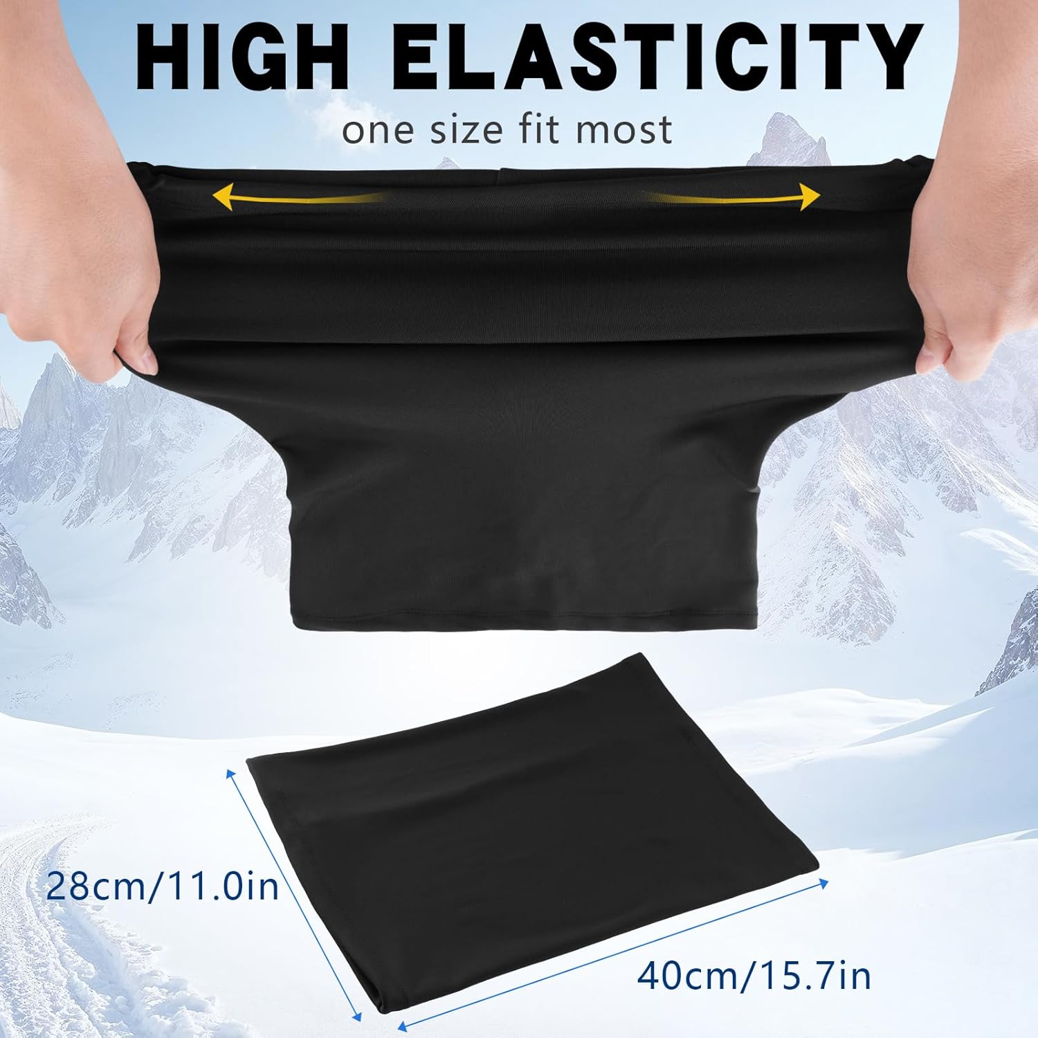 HONGTEYA Winter Neck Gaiter Warmer for Men&Women,Windproof Face Mask Face Cover for Cold Weather Skiing Outdoor Sports - Image 4