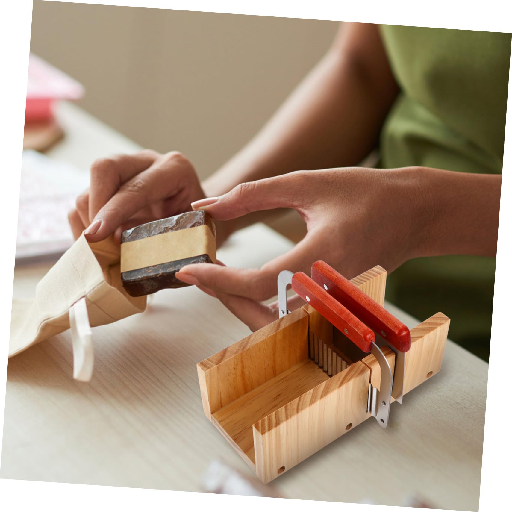2 Ensembles Couteau à Ajustable Outil de Coupe Artisanale pour Faits Main Gâteaux et Lame Inoxydable