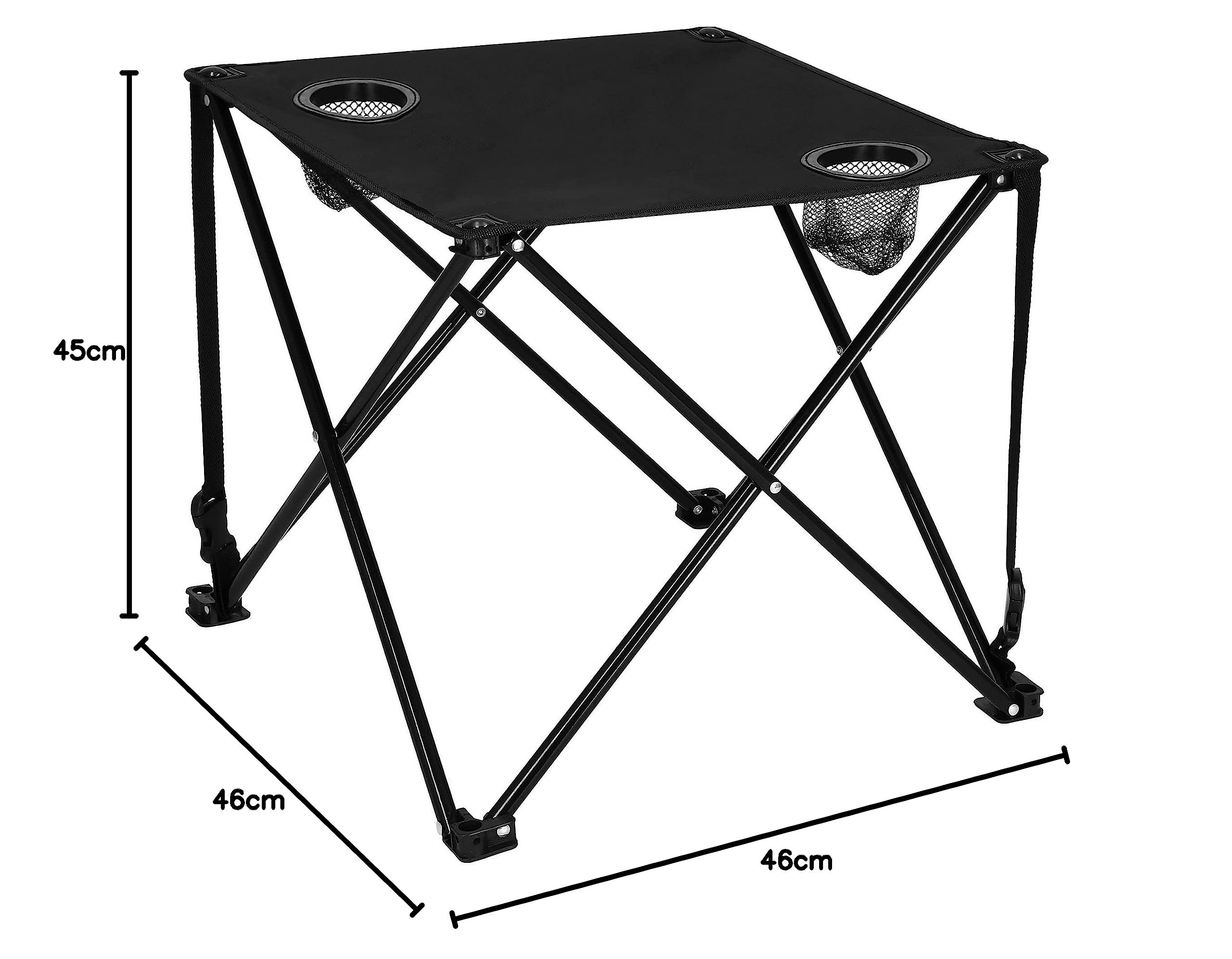SPRINGOS Table pliante avec deux chaises - Table de camping pratique pour les déplacements, les festivals, les tables et les chaises pour la plage