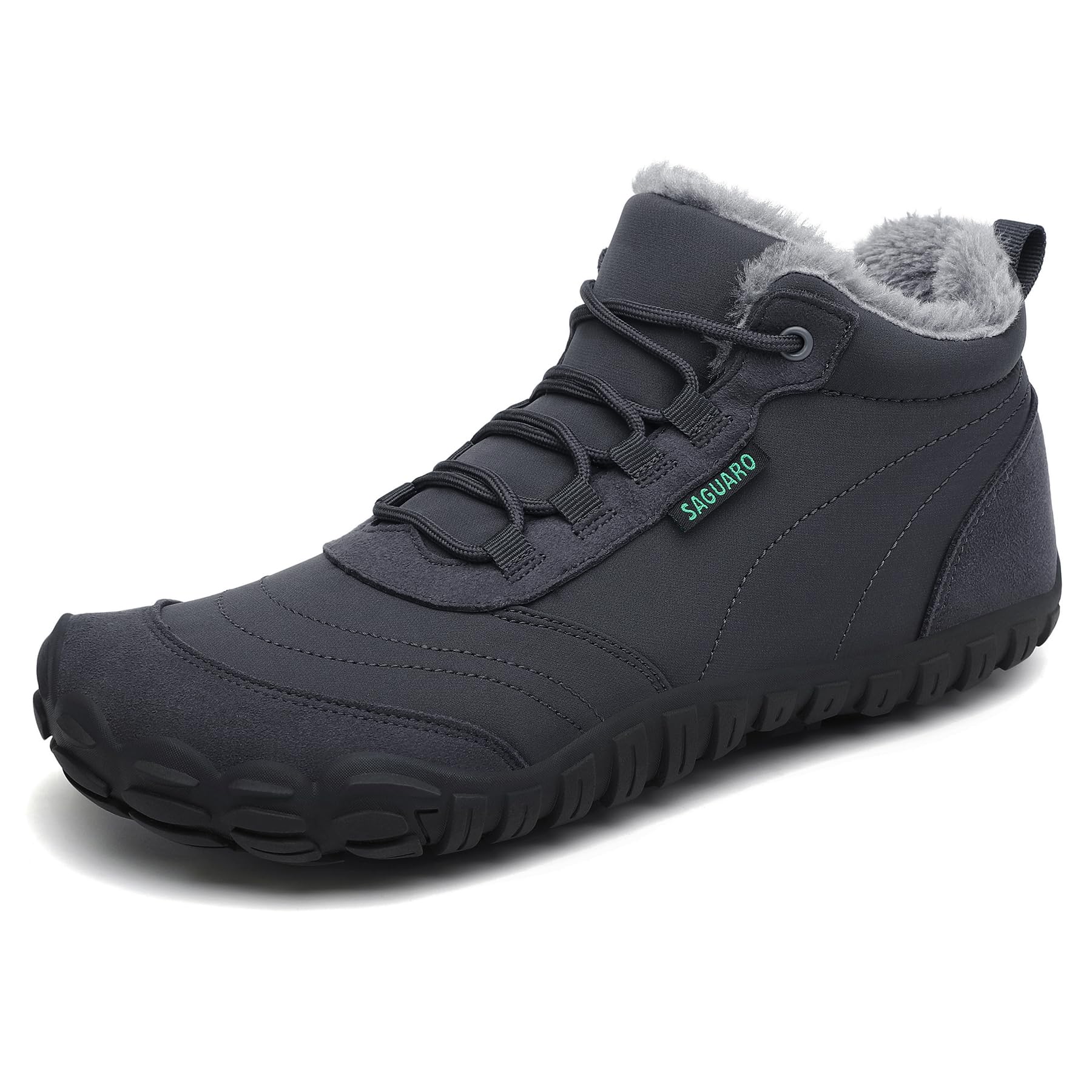 SAGUARO Barefoot Scarpe Invernali Caldo Stivali Neve per Uomo Donna,Gr.36-48
