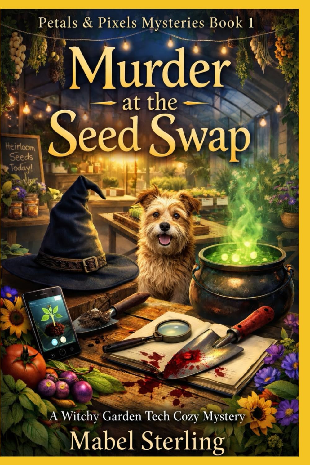 Murder at the Seed Swap: A Witchy Garden Tech Cozy Mystery (Petals & Pixels cozy Mysteries)