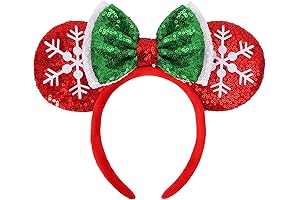Glitter Mouse Ear Headband