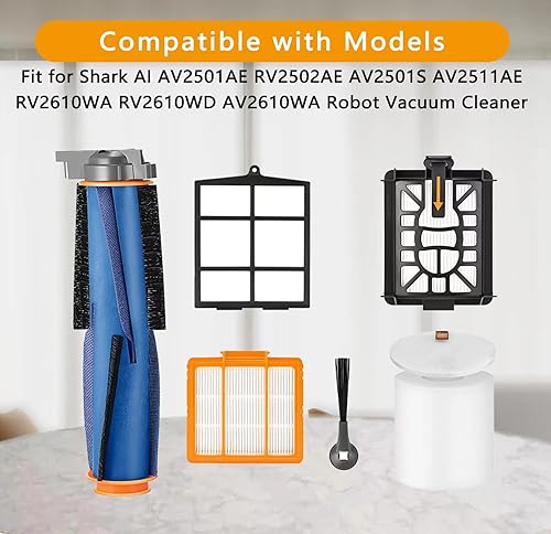 Miniatura 9 de KVLZ Almohadilla de repuesto para trapeador de vacío para Shark AV2610WA compatible con RV2610WA paño de piso duro reutilizable experto reemplazo