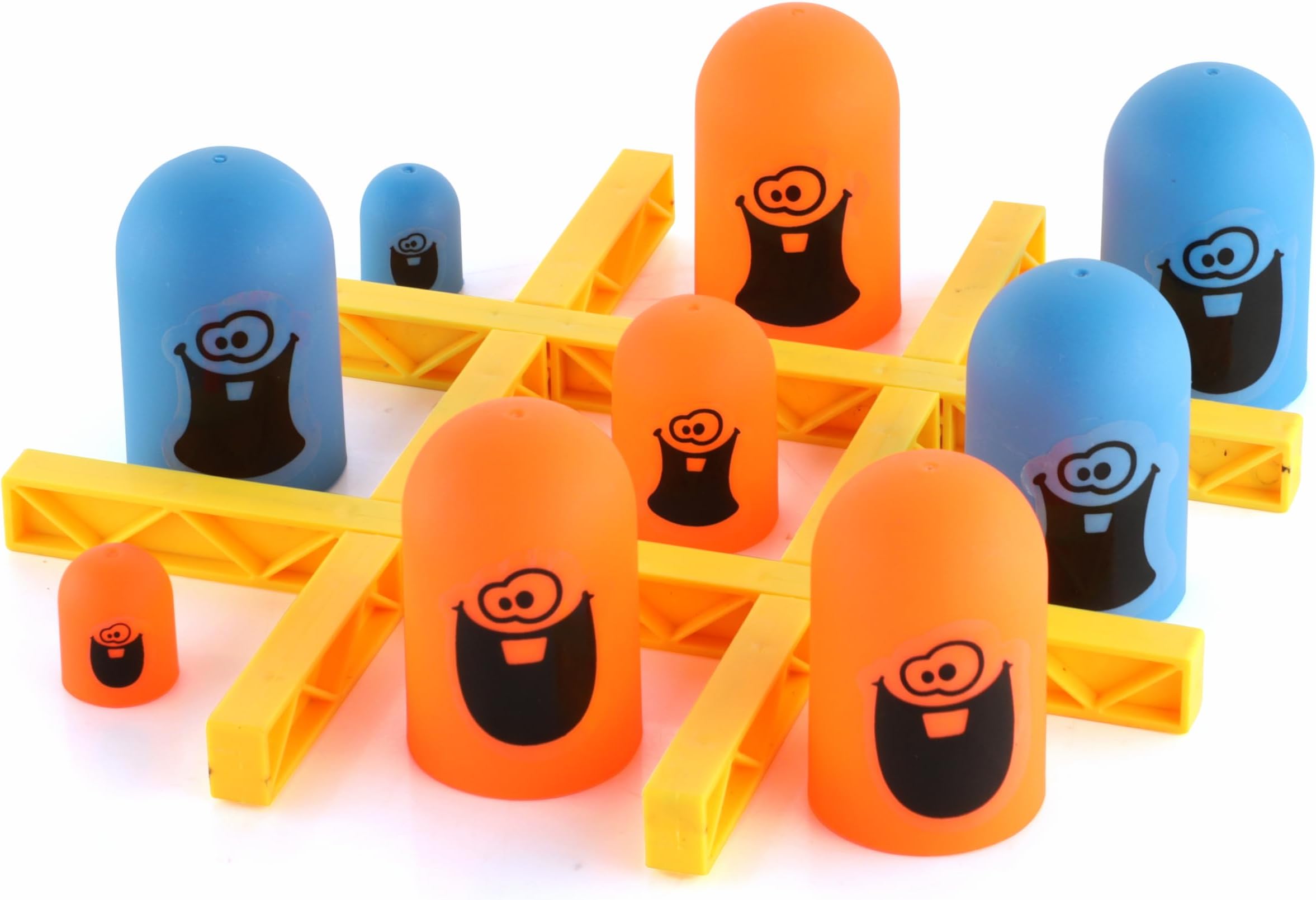 Chanak 3D Gobble Game Engaging Strategy Gobblet Gobbler Board Game, Learning Toy for Kids & Families, Tic Tac Toe Brain Game for Boys Girls, Above 3+ Age, BIS Approved.