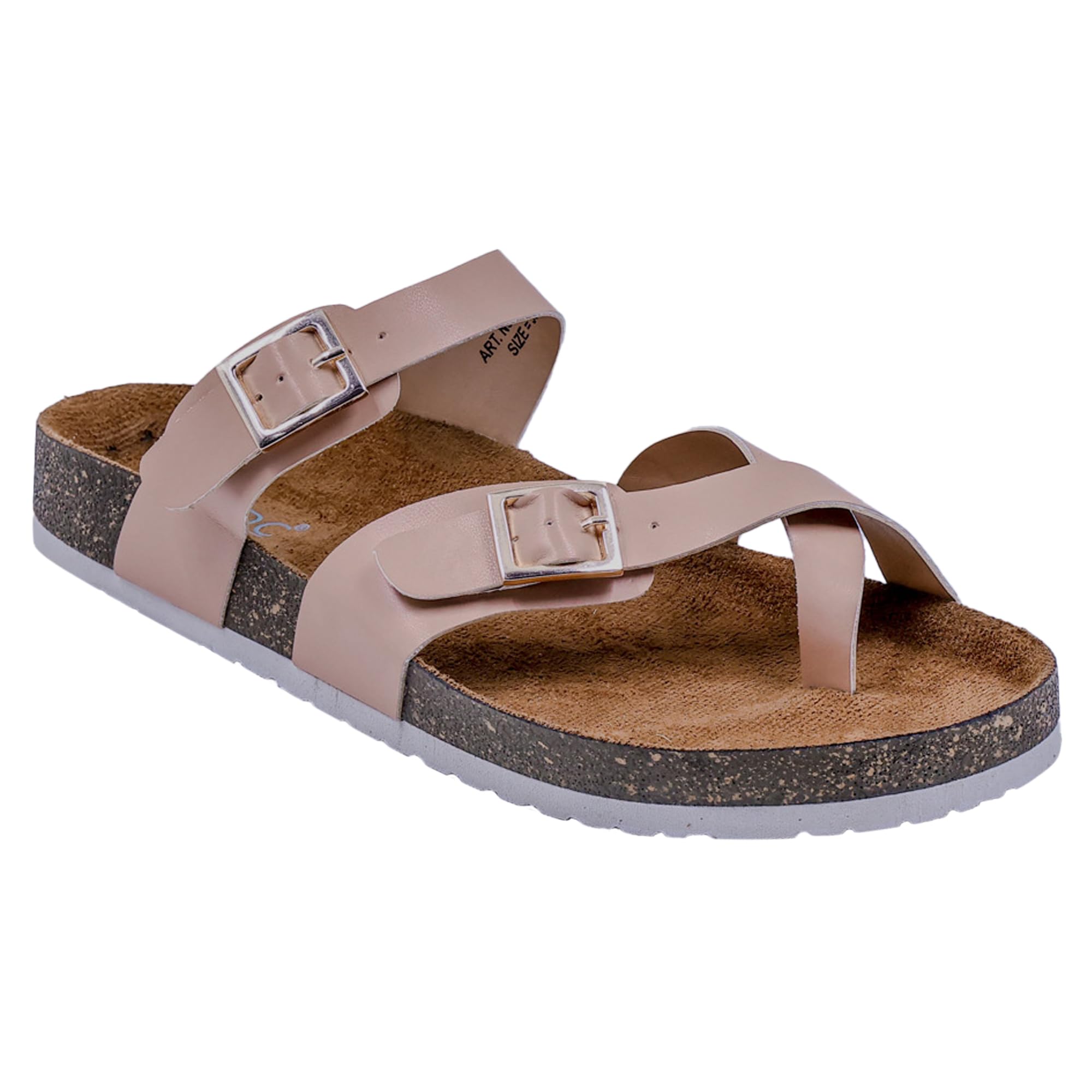 Women’s Slip-On Comfort Sandals – Nude Pink | Lightweight, Anti-Skid Flats for Effortless Style-image-49