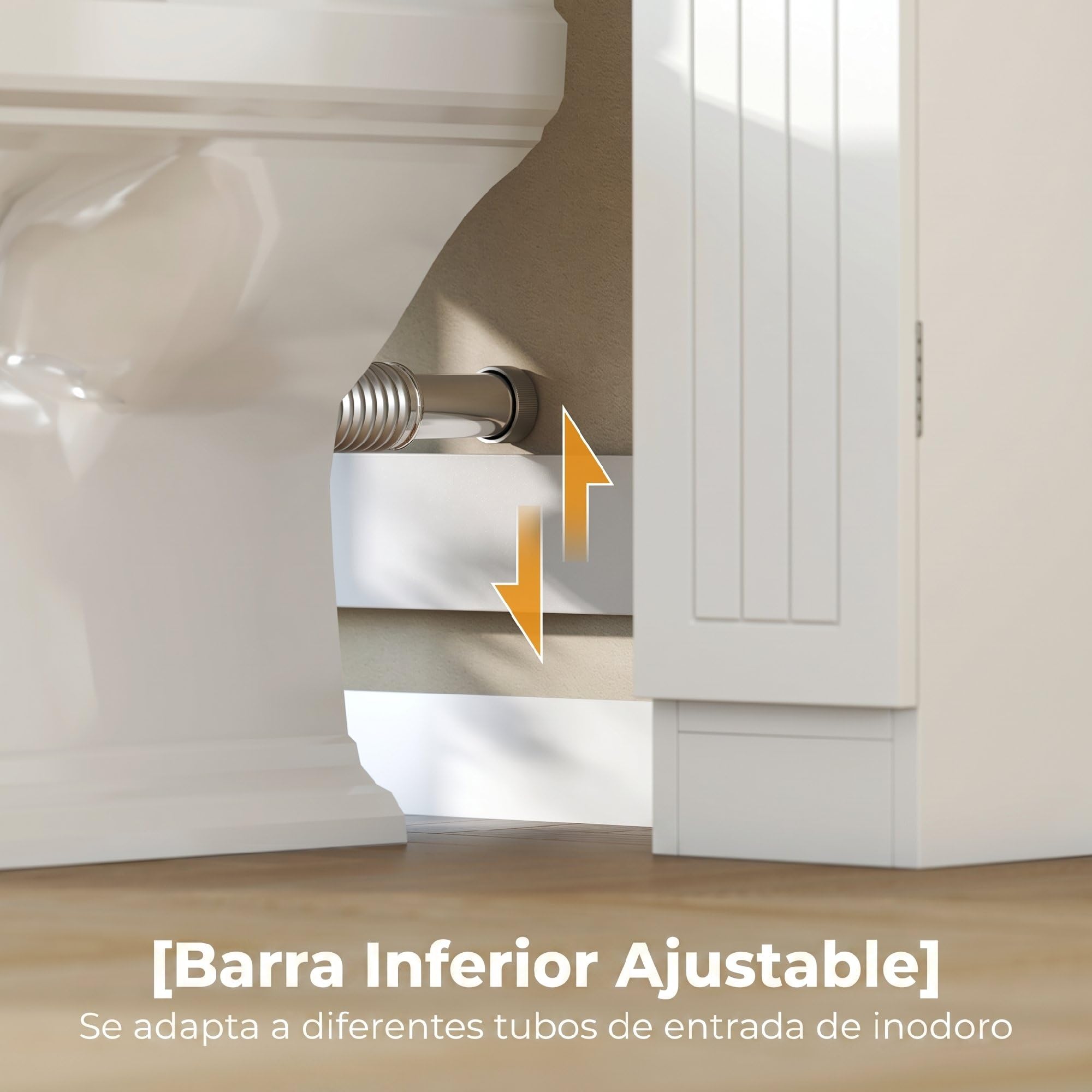 HOMCOM Mueble sobre Inodoro con 2 Armarios Laterales 88x18x98 cm Blanco | Armario sobre Inodoro, Mueble de Baño, Cajón Abatible, Portapapeles, Estantes Ajustables, para Espacios Pequeños