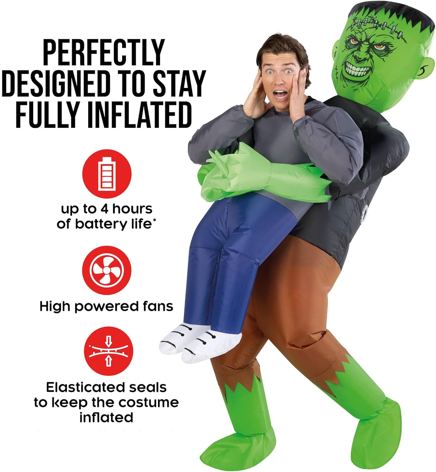 Morph Monster Costume Adult Men, Monster Inflatable Costume, Halloween Costumes for Men, Halloween Costumes For Adults - Image 2