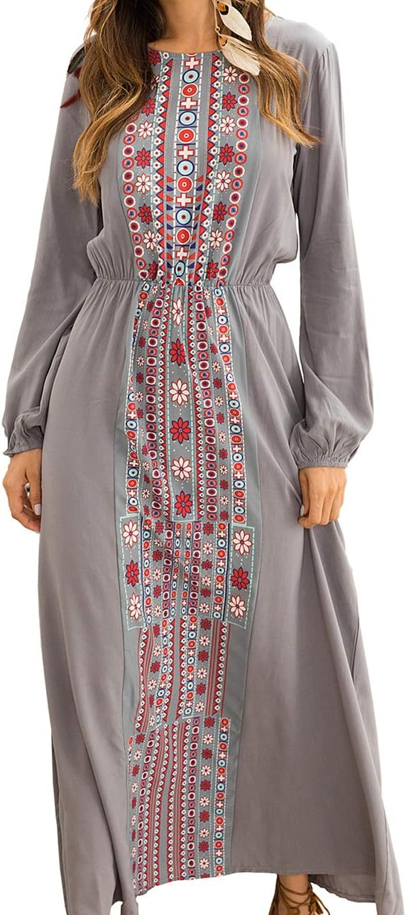 Women Abaya Kaftan Elegant Clothing-Long Sleeve Muslim Evening Gown Islamic Dubai Robe Jalabiya Party Dress