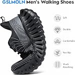 GSLMOLN Walking Shoes for Men Casual Shoes Breathable Lightweight Walking Sneakers for Workouts & Gym Mens Shoes Training Fashion Sneakers