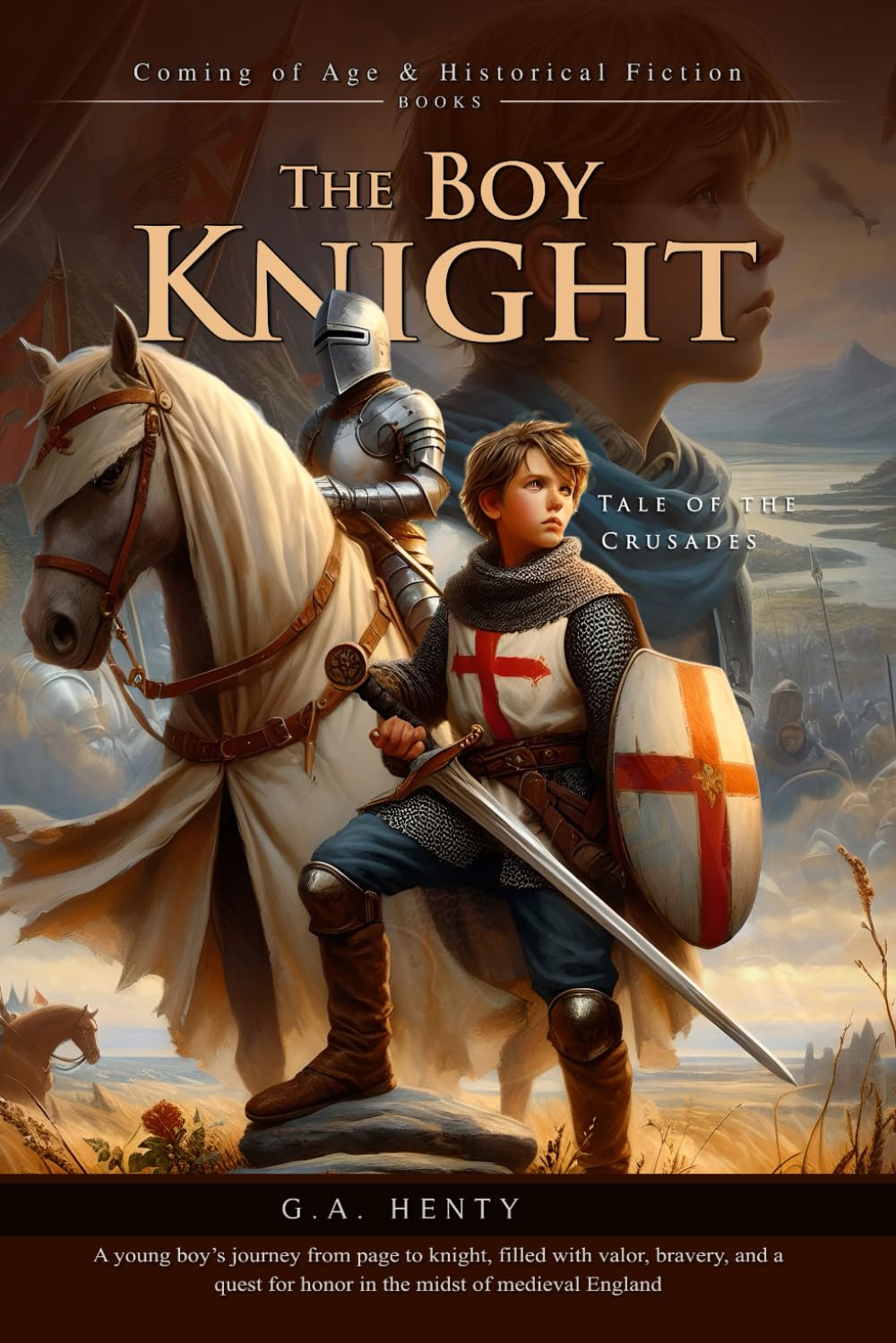 The Boy Knight: A Tale of the Crusades (Complete with Illustrated and Annotated)