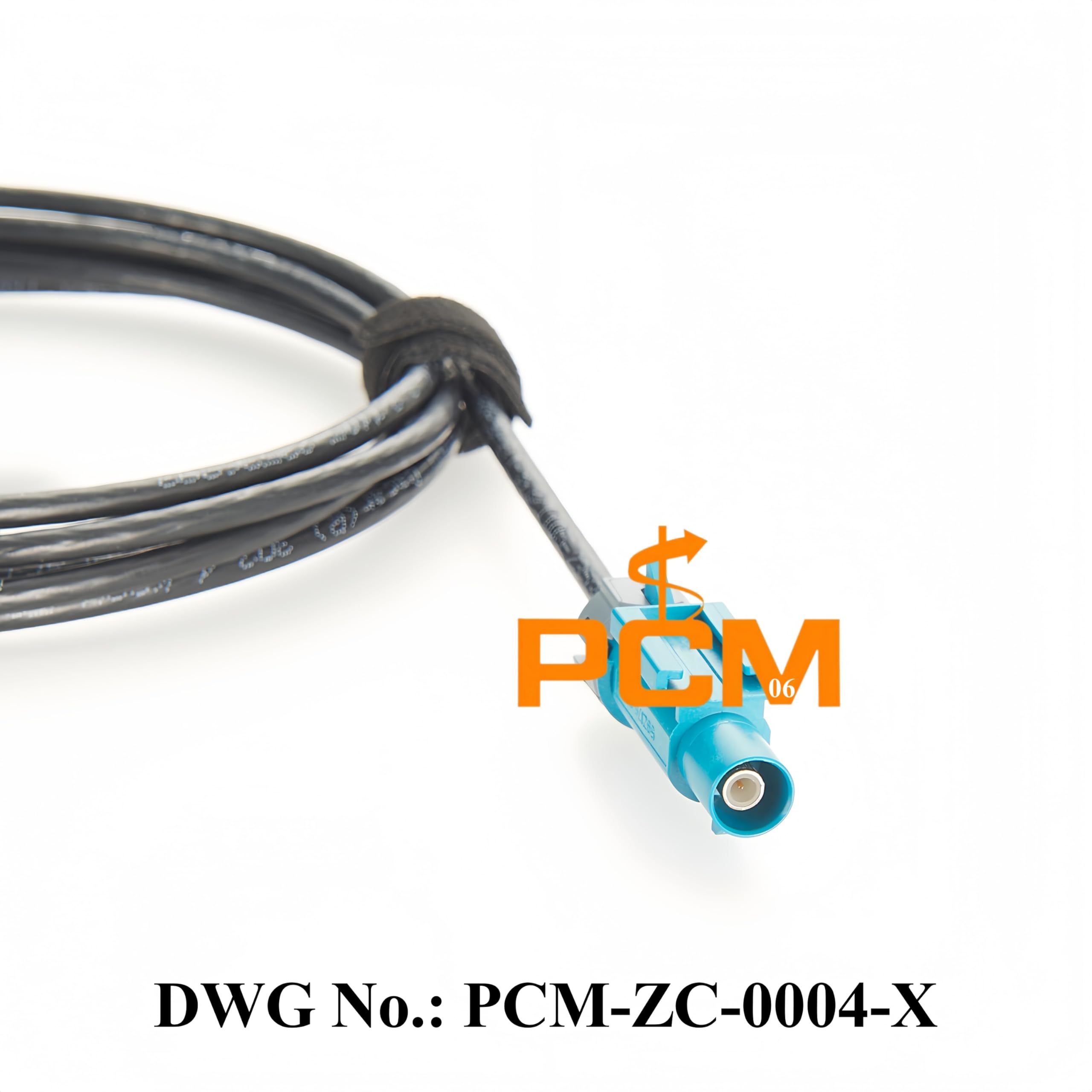 Fakra Antena Rosenberger - Cable coaxial RF impermeable IP67, conector Z macho a hembra, cable de extensión 59Z176-C01-Z a 59Z163-003-Z para cámaras FPD-Link III/GMSL2 (2 m)