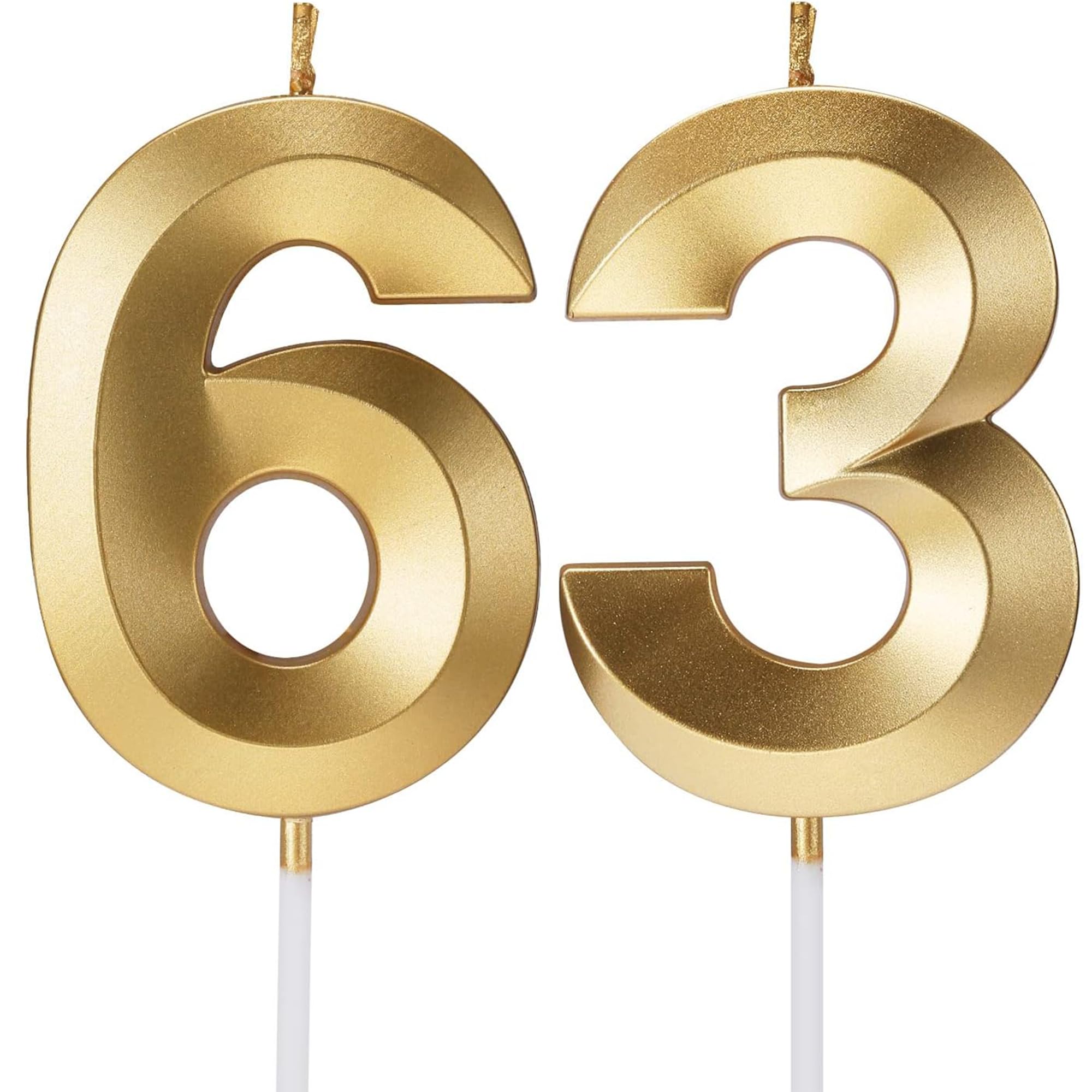 Birthday Candles Number Candles Age Year for Cakes Happy Birthday 3D Designed Wedding Anniversary Party Cake Topper Decorations