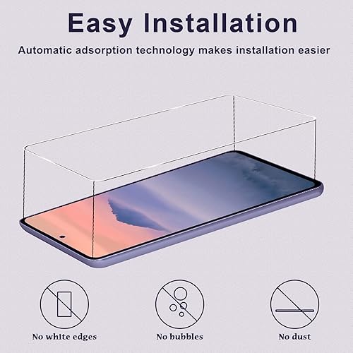Miniatura 7 de Paquete de 3 + 3 Protector de pantalla para Galaxy S21 FE 5G + protector de lente de cámara, película de vidrio templado HD, dureza 9H, resistente a