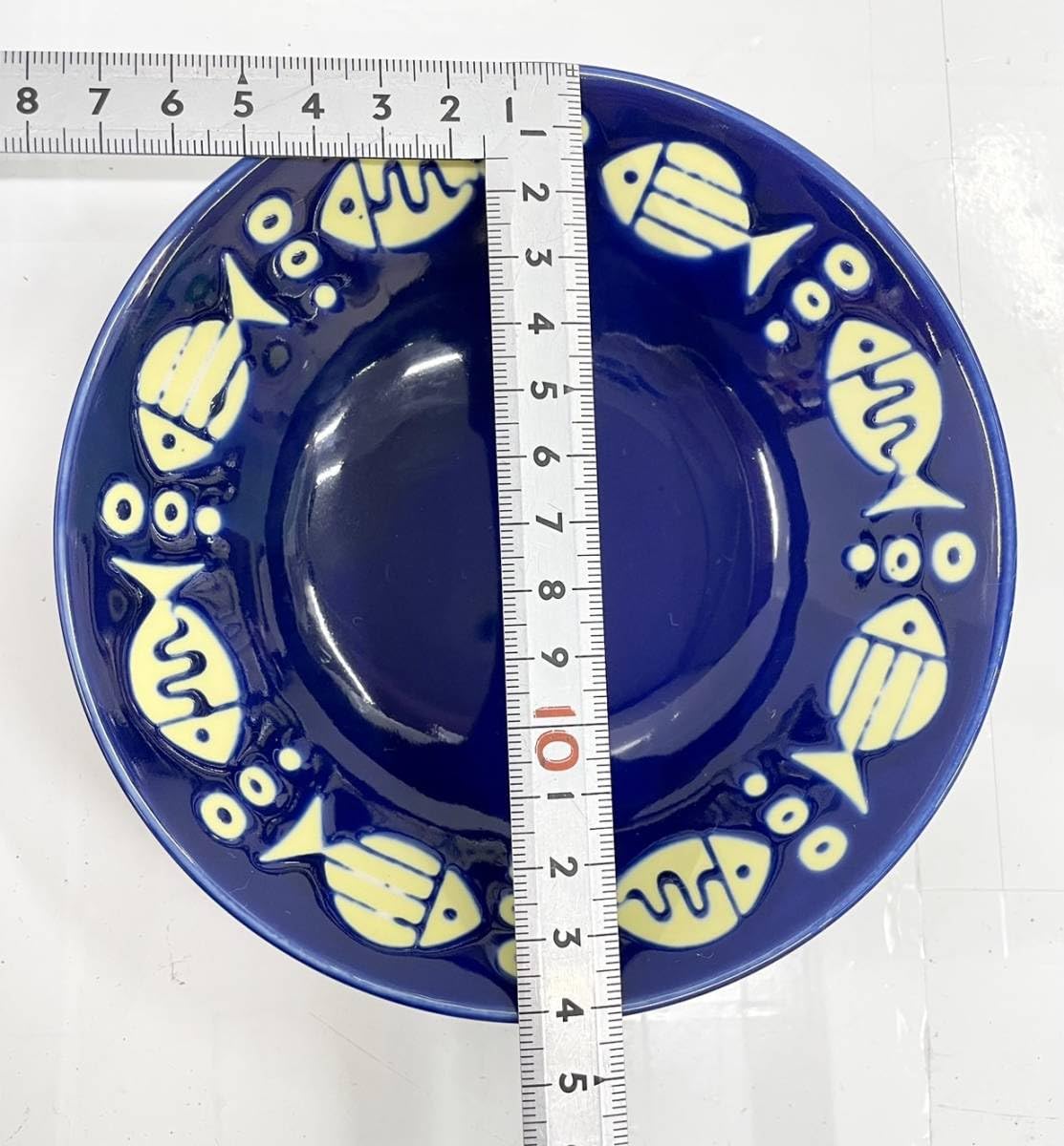 三洋陶器 パスタ皿　2枚セット 三洋陶器パスタ皿2枚セット 魚模様