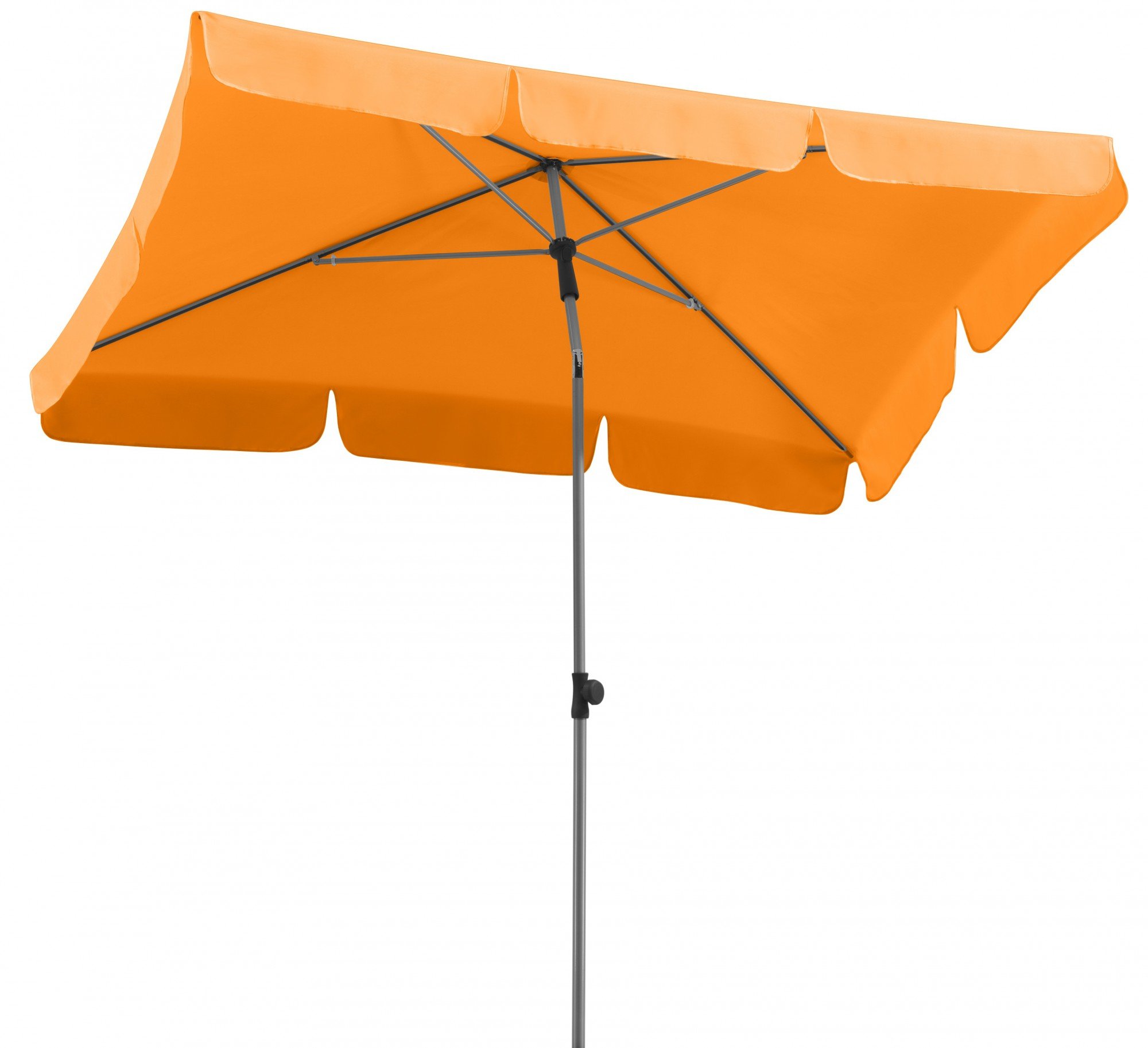 Parasol Schneider Ibiza, bleu roi, env. 180 x 120 cm en 4 parties, rectangulaire