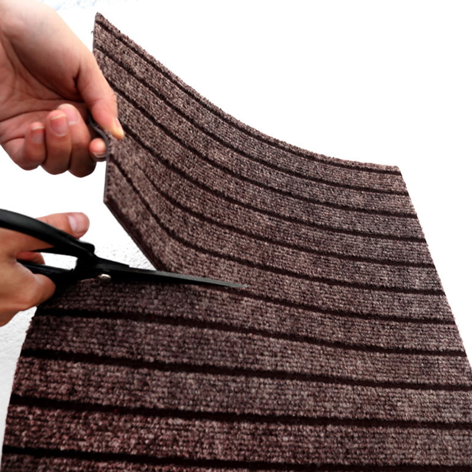 Tapis Paillasson Exterieur Entrée sur Mesure Antidérapant Et Durable Absorbe l'eau Et Ramasse La Saleté Tapis Cuisine De Couloir Lavable Coffee,130x300cm