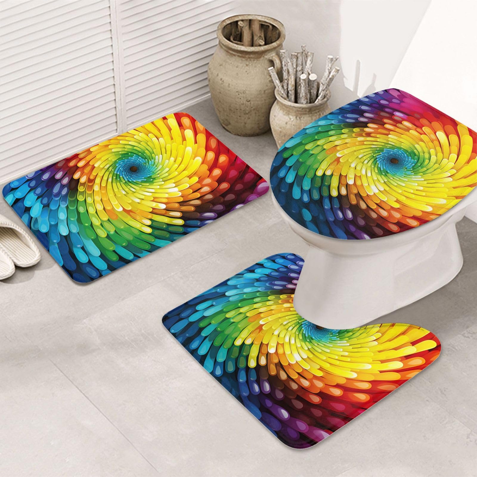 Tapis de bain antidérapant OUSIKA pour éviter les glissades sur sol humide