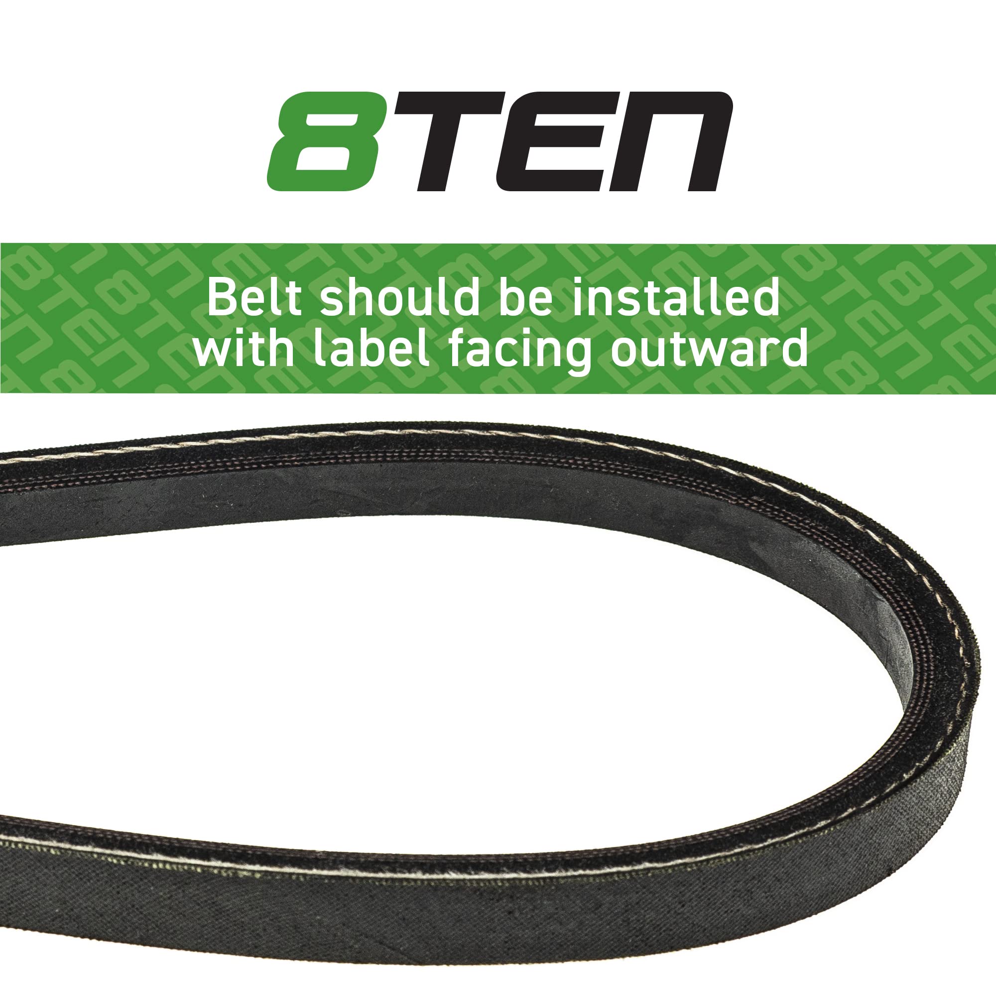 Amazon.com : 8TEN Raw Edge Drive Belt for Exmark 323630 Ariens