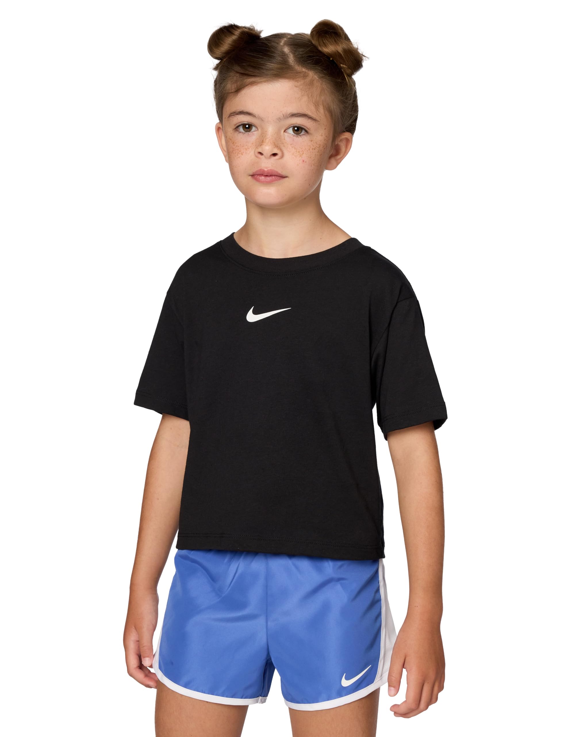 Nike One Relaxed Dri-Fit Short-Sleeve Top One Relaxed Dri-Fit Top a Maniche Corte Bambine e Ragazze