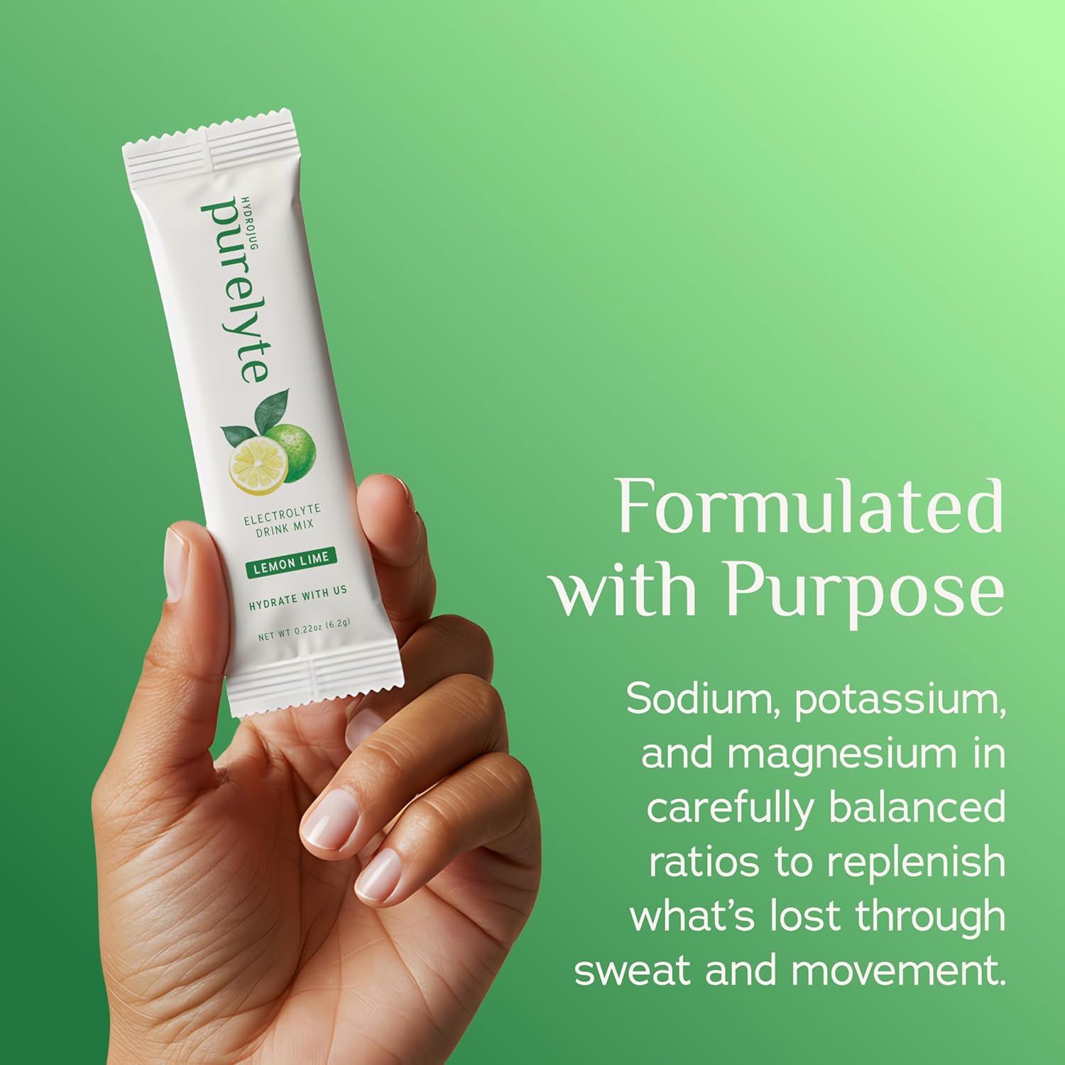 Electrolyte Drink Mix – Sugar-Free Hydration Powder Packets – Clean Electrolytes with Trace Minerals – Keto, Vegan, Gluten-Free – No Artificial Sweeteners – 30 Sticks – Lemon Lime - Image 5