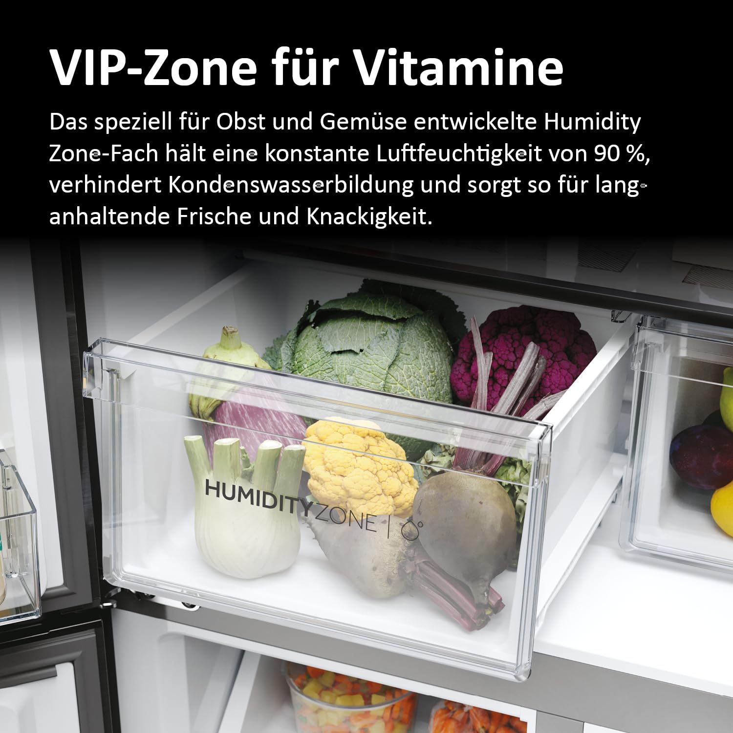 Haier Multi Door Kühl-Gefrierkombination CUBE 83 Serie 7 HCR7818DWPT | 4-türiger Kühlschrank mit Gefrierfach, XXL-Fassungsvermögen & 83cm Breite, 463L, Energieklasse D, Wasserspender & No Frost