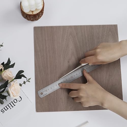 Miniatura 6 de 6 piezas de madera de nogal sin terminar, 12 x 12 x 18 pulgadas - 0.118 in de grosor madera contrachapada de nogal sin terminar para corte y grabado