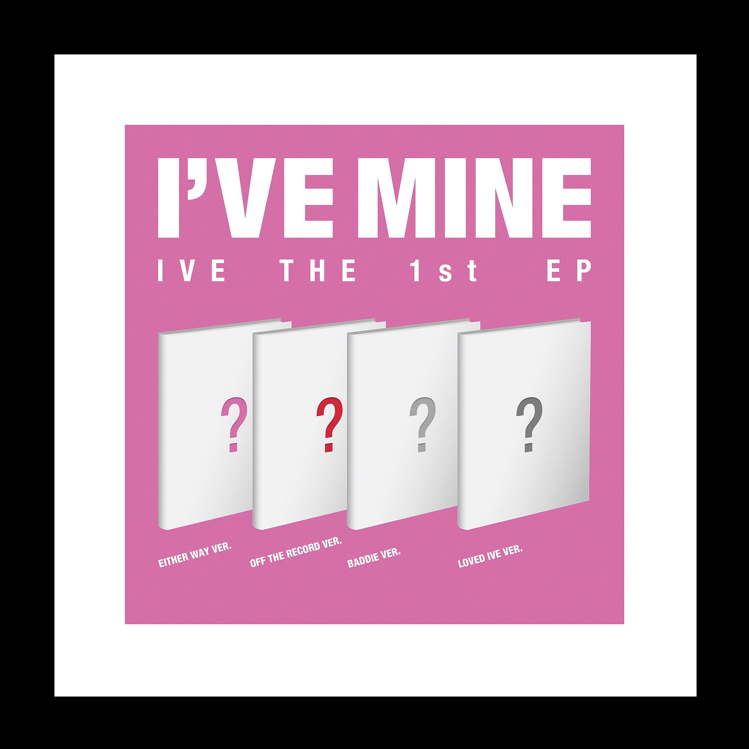 IVE I've Mine 1st EP Album Contents+Photocard+Tracking Sealed (Full 11 Set(Standard 4 Version+Digipack 6 Version+PLVE))