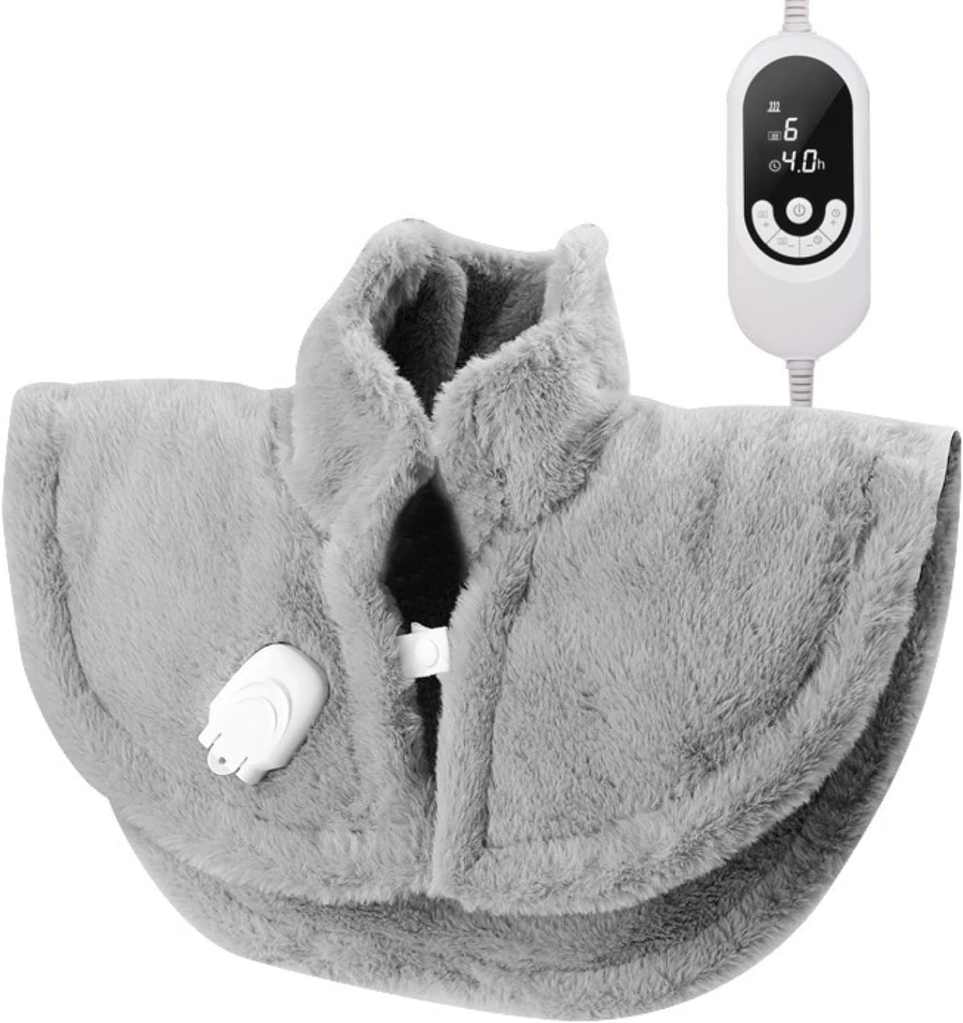 Electric Neck Shoulder Collar Pad, Heated Hot Warmer Heated Shawl, Soothing Pain Relief Therapy