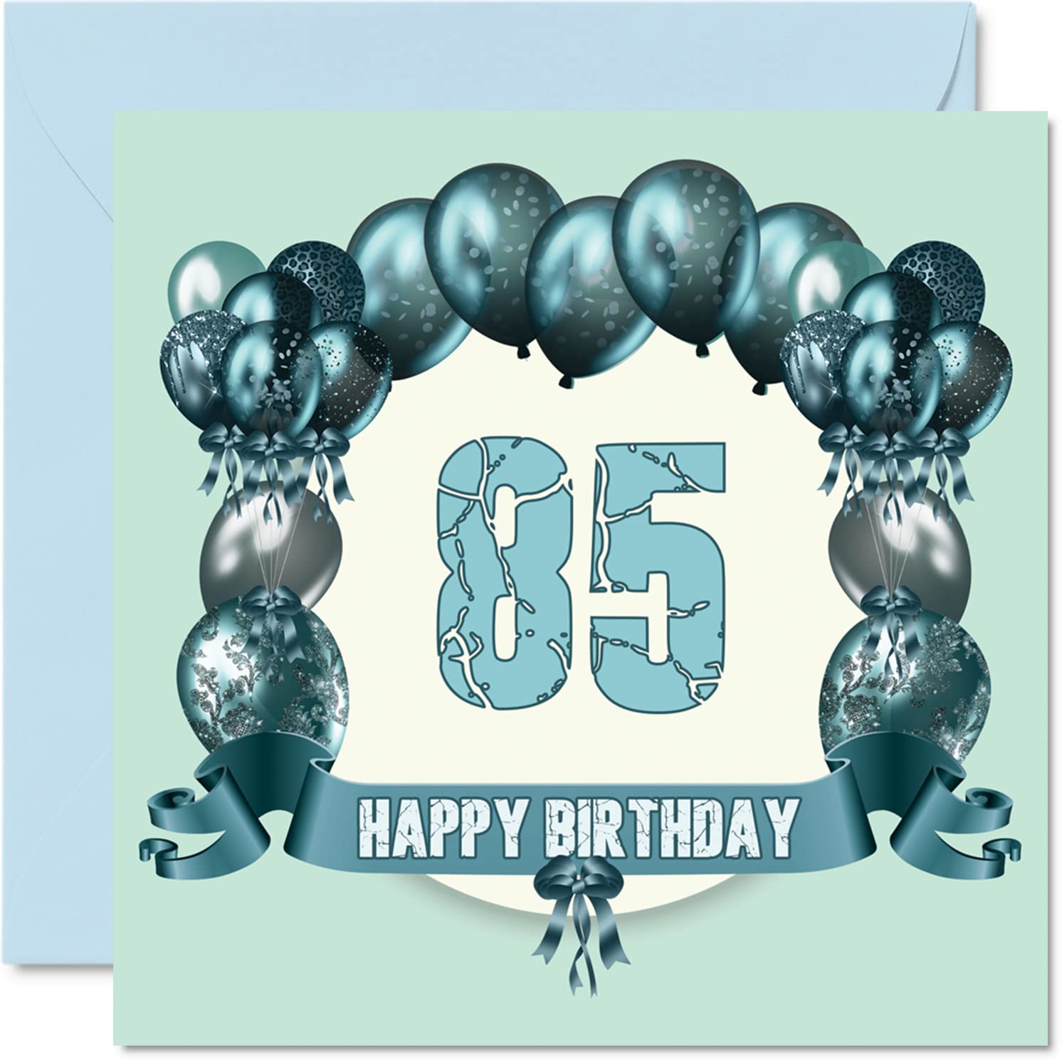 Buy Fun 85th Birthday Cards for Men Birthday Balloons Happy