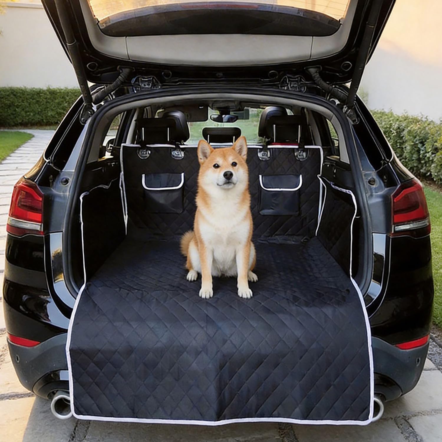 ZORQ SUV Cargo Liner For Dogs for BMW X1 X2 E84 F48 F84, Waterproof Dog Car Seat Cover Scratch-Resistant Pet Cargo Cover Car Boot Protector For Dogs