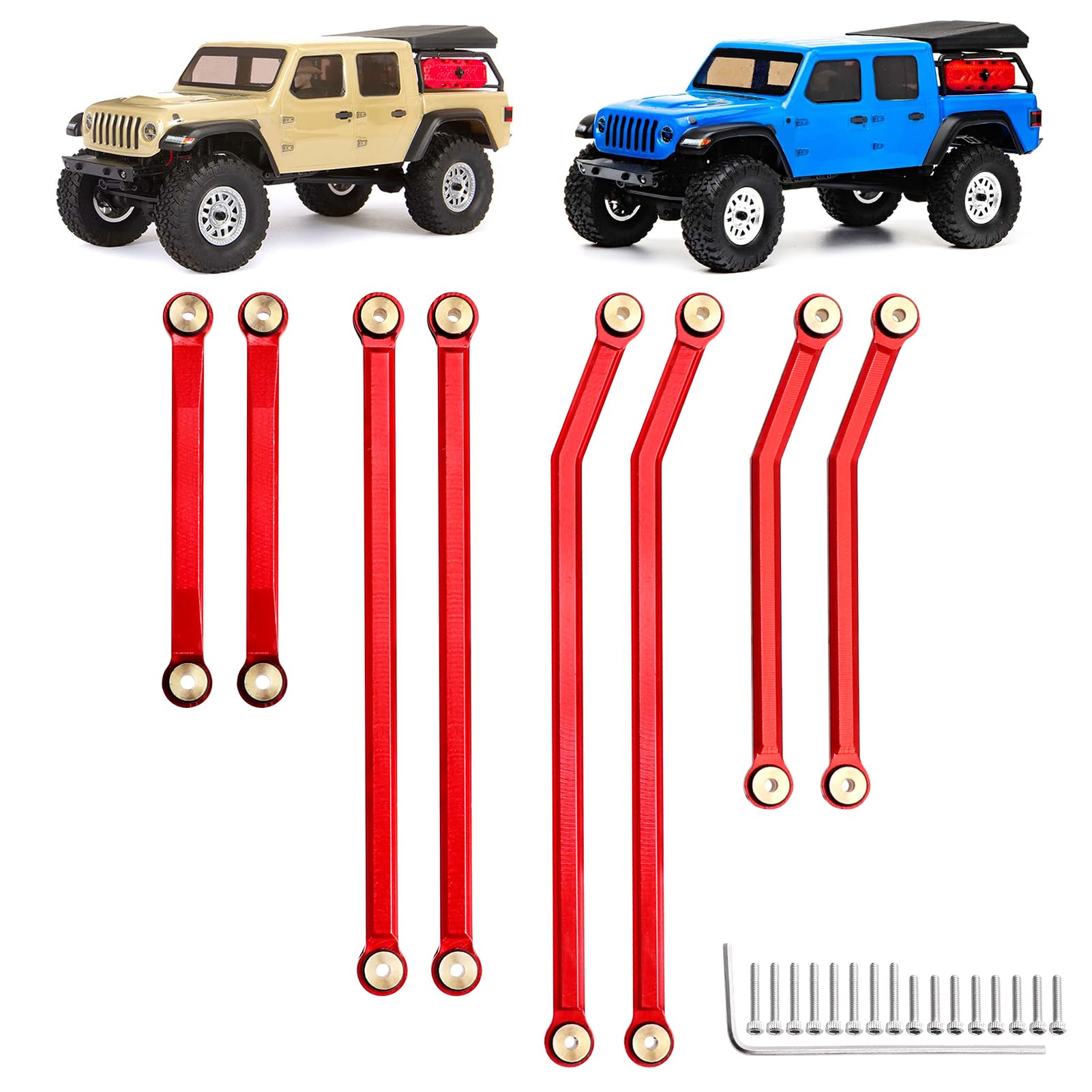 Amazon.com: Hobbypark Aluminum High Clearance Links Set Upgrades