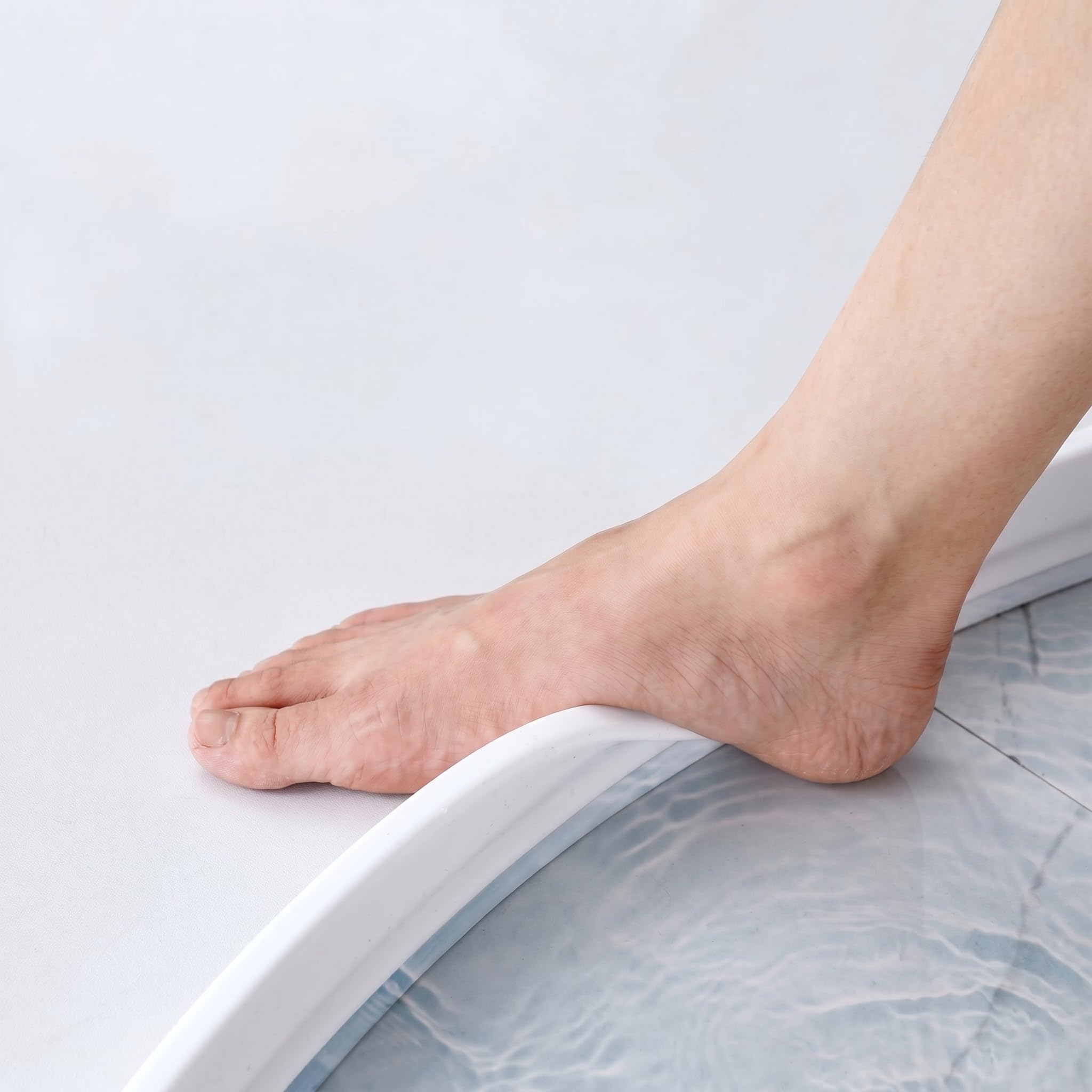 100-300CM Silicone Shower Threshold Water Barrier, Sink Seal Strip, Bath Edging Sealing Strip for Bathtub, Countertop, Kitchen(300cm)
