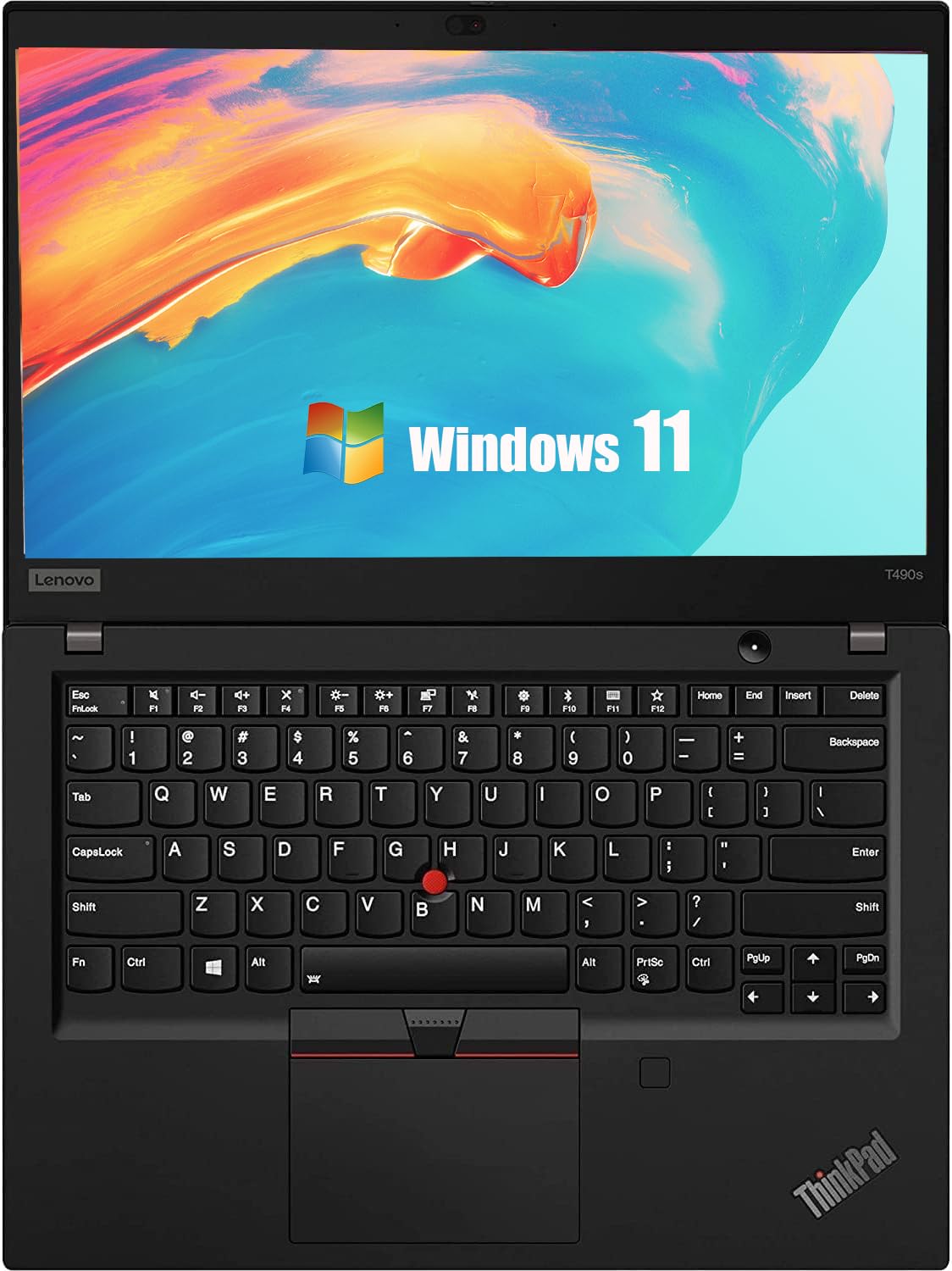 Lenovo ThinkPad T490s 14" Laptop Intel Core i5-8265U 8GB RAM 256GB SSD QWERTY Windows 11 Pro Reacondicionado