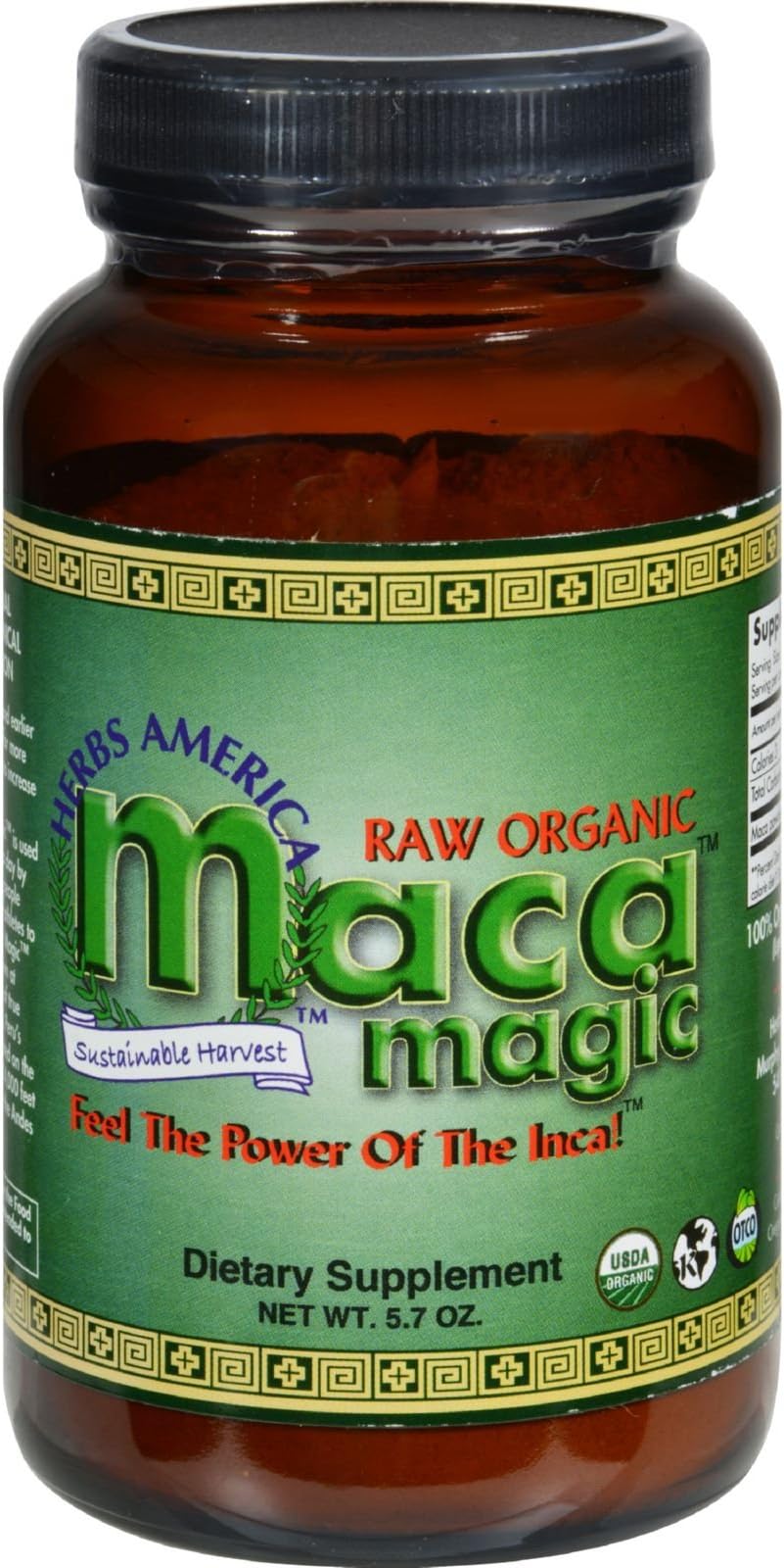 Maca Magic: 100% Organic Gelatinized Powder (5.7 oz) Peruvian Premium Grade Superfood – Full Spectrum Blend of Black Maca, Red Maca, Purple Maca, and Yellow Maca - Certified OrganicUSDA Organic