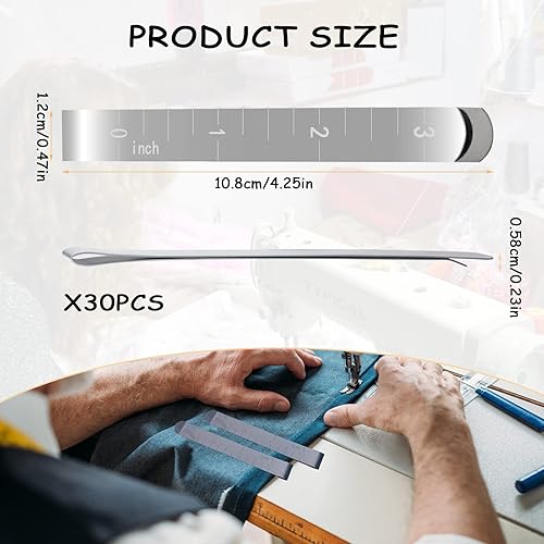 Miniatura 5 de 30 clips de dobladillo de acero inoxidable, clips de tela de 3 pulgadas para coser, acolchar, fijar y marcar