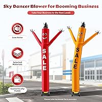 Vista 3 de Soplador de aire, resistente a la intemperie Air Dan cers - Ventilador inflable para hombre de tubo inflable para bailarines del cielo de 17.7