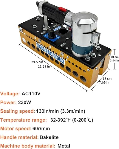 Miniatura 2 de Sellador de bolsas de película Máquina de sellado continuo de bolsas de plástico de 130 pulgadasmin 32-392  Máquina de sellado de bolsas compuestas