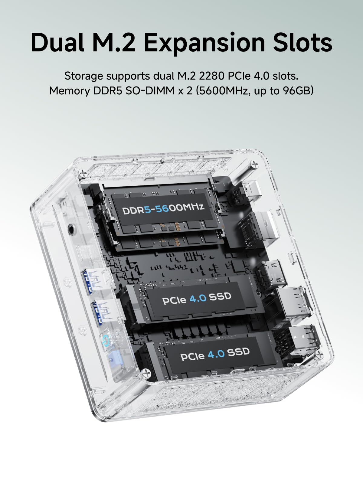 MINISFORUM ミニPC USB-C HDMI MINISFORUM S100 Mini PC Stick 12th Gen Alder Lake N100(up to 3.4