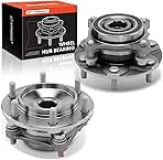 A-Premium 2 x Front Wheel Bearing and Hub Assembly Compatible with Toyota Tacoma 05-21, 4Runner 03-21, FJ Cruiser 07-14, Lexus GX460 10-21, GX470 03-09, with 6-Lug & 4WD
