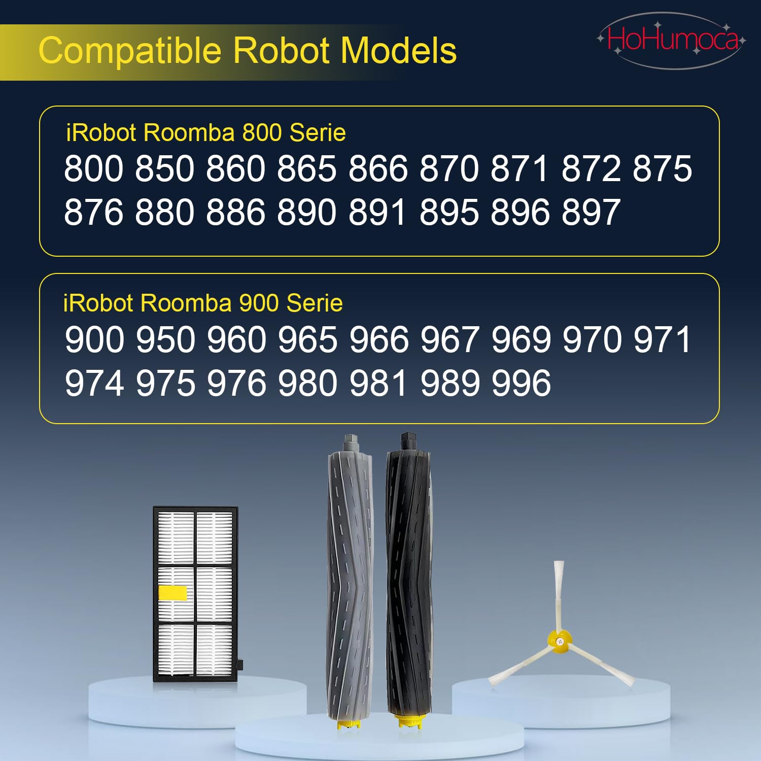 Accessori di Ricambio per iRobot Roomba 800 900 Serie 850 860 865 866 870 871 872 875 876 880 886 890 891 895 896 897 900 950 960 965 966 967 969 970 971 974 975 976 980 981 989 996