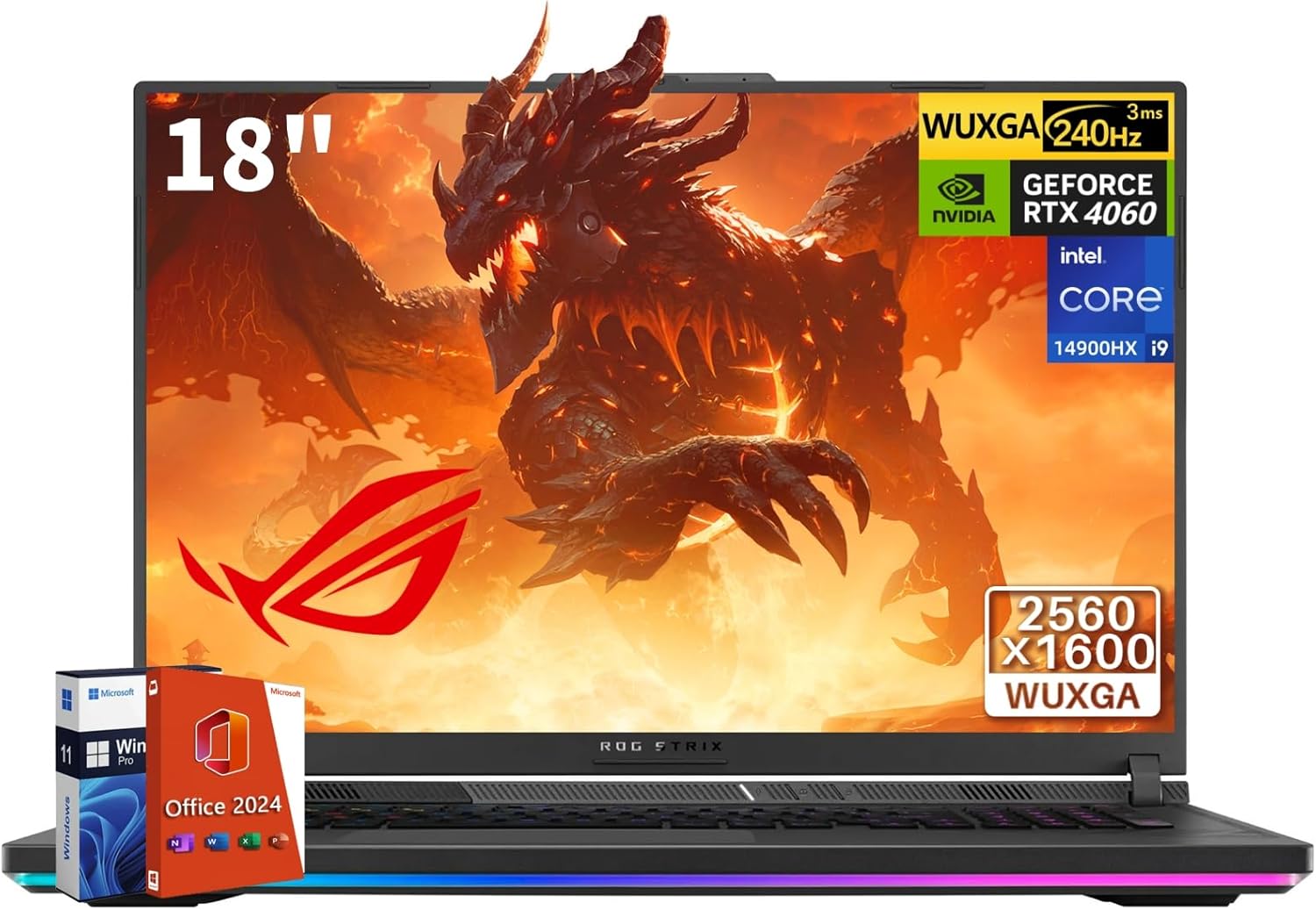 ASUS ROG Strix G18 Gaming Laptop with RTX 4060