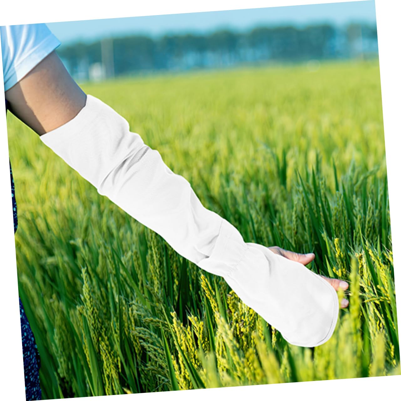 BRIGHTFUFU 2 Pairs Sleeve Gardening Sleeves UV Sleeves Garden Sleeves Driving Arm Sleeves Arm Sleeves for Women Arm Sleeves for Men Cycling Arm Sleeves Eye Cloth