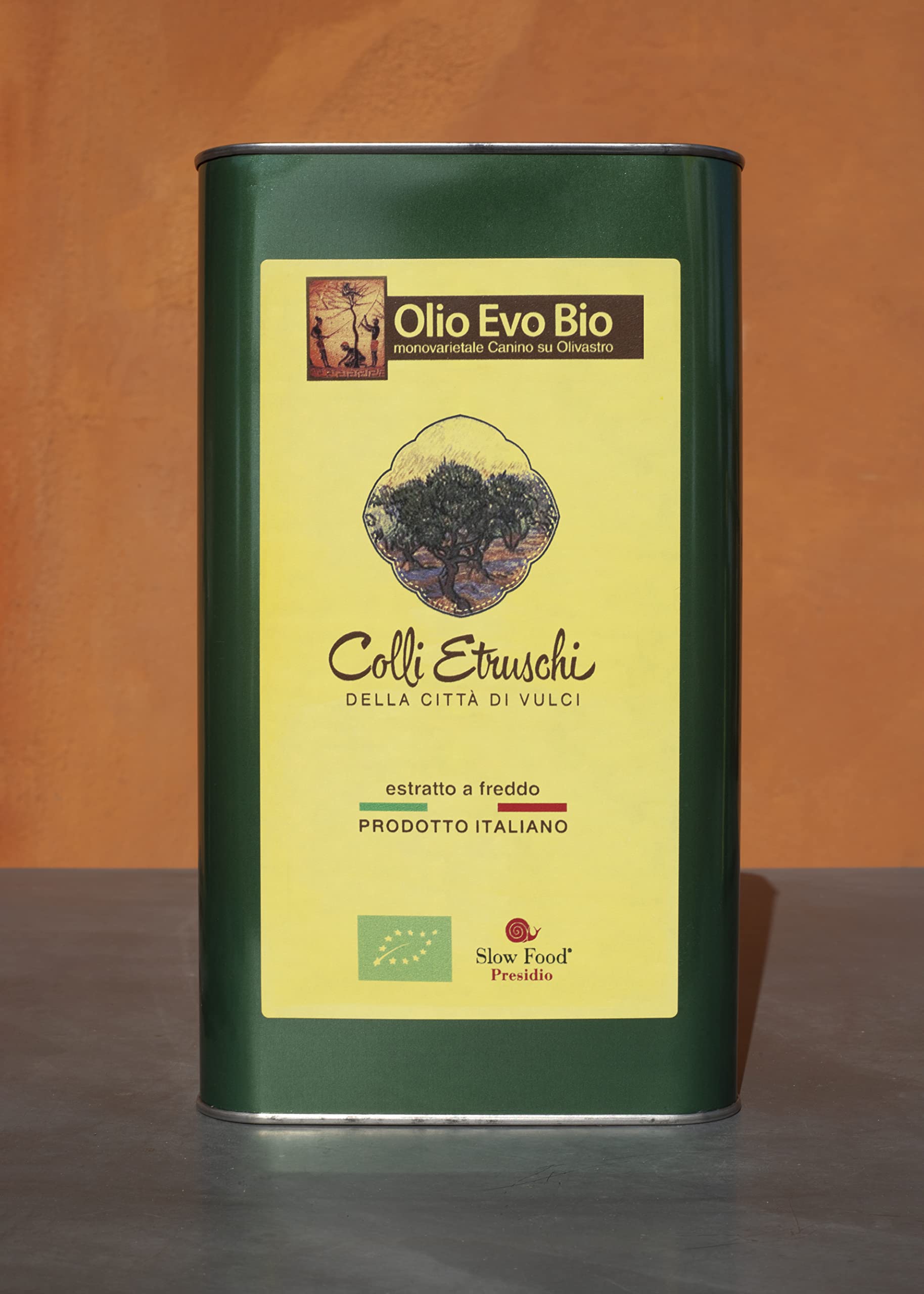 Olio EVO Biologico presidio Slow food "Olivi secolari" (3 litri)