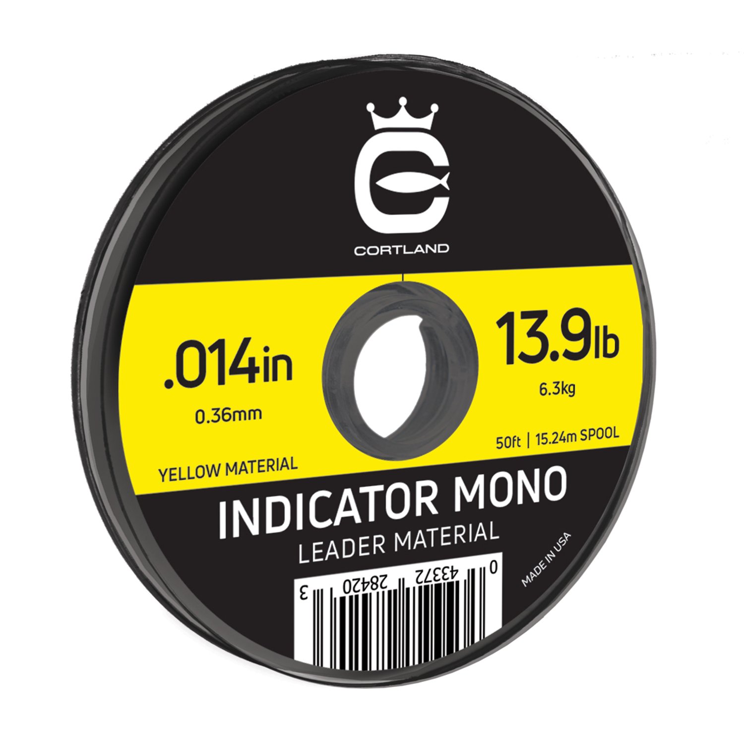 CortlandIndicator Mono (Yellow.013" / 12.4 LB)