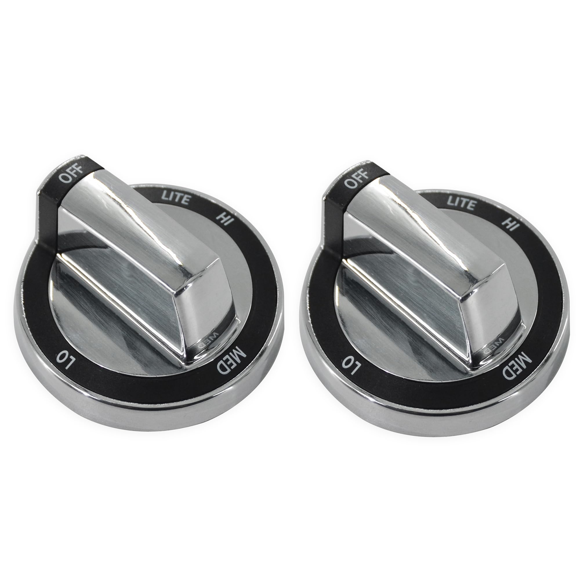 GYOFFULL W10415450 Stove Knob Gas Oven Range Control Knob Compatible with Whirlpool Burner Accessories Replacements Part WPW10415450, AP6021125, 2118719, PS11754446 and W10325899 (2PCS)