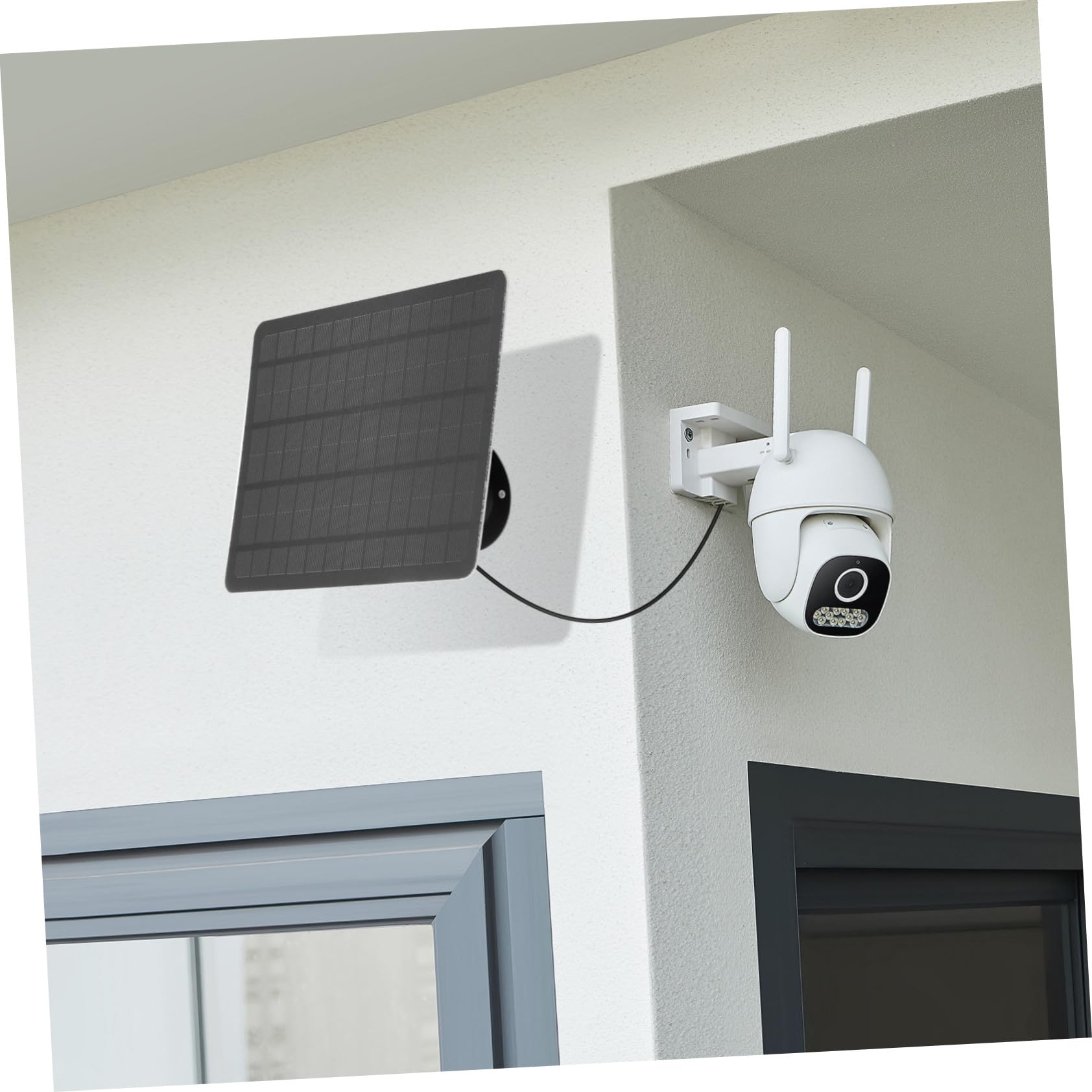 Pannello Solare Monocristallino 20w Supporto a Parete